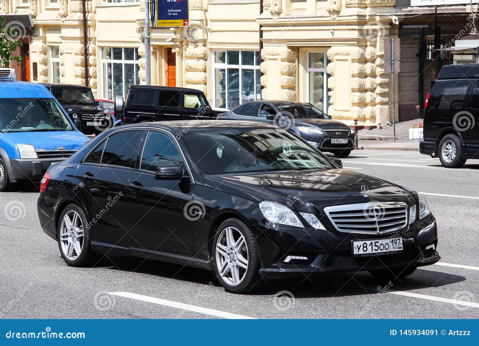 Mercedes-Benz W212 E-class editorial photo. Image of saloon - 145934091