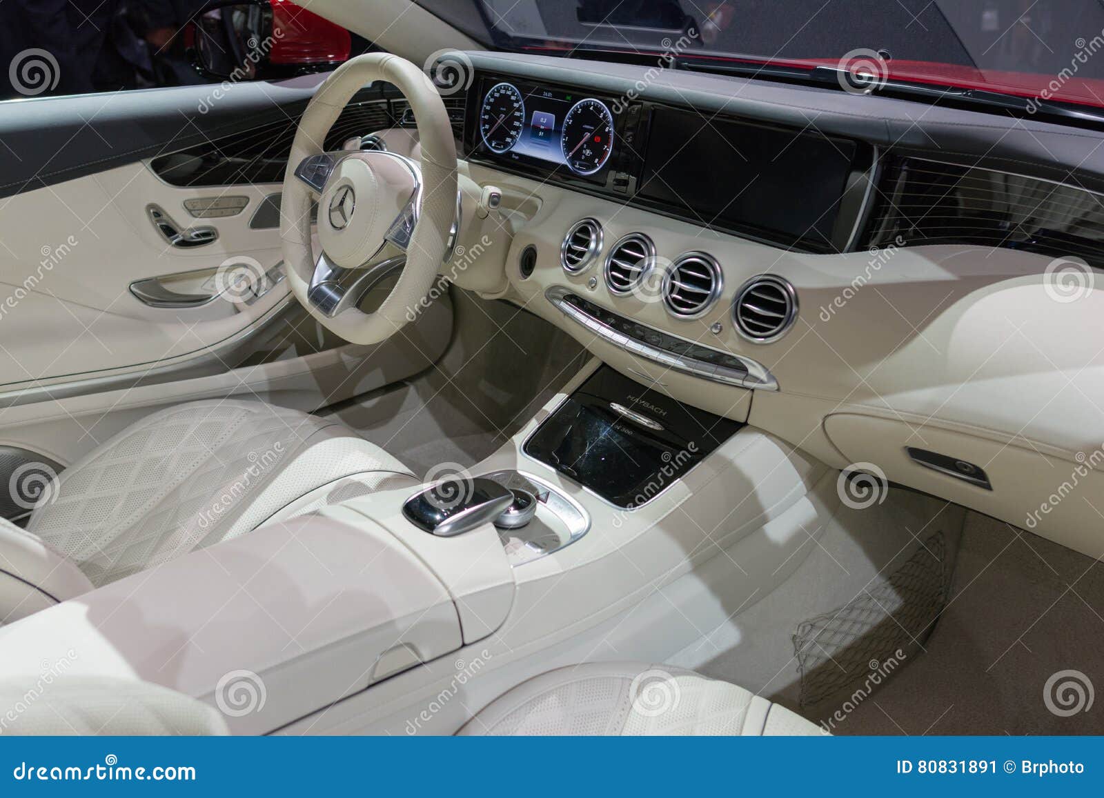 Mercedes Maybach S S650 Cabriolet Interior Editorial Photo