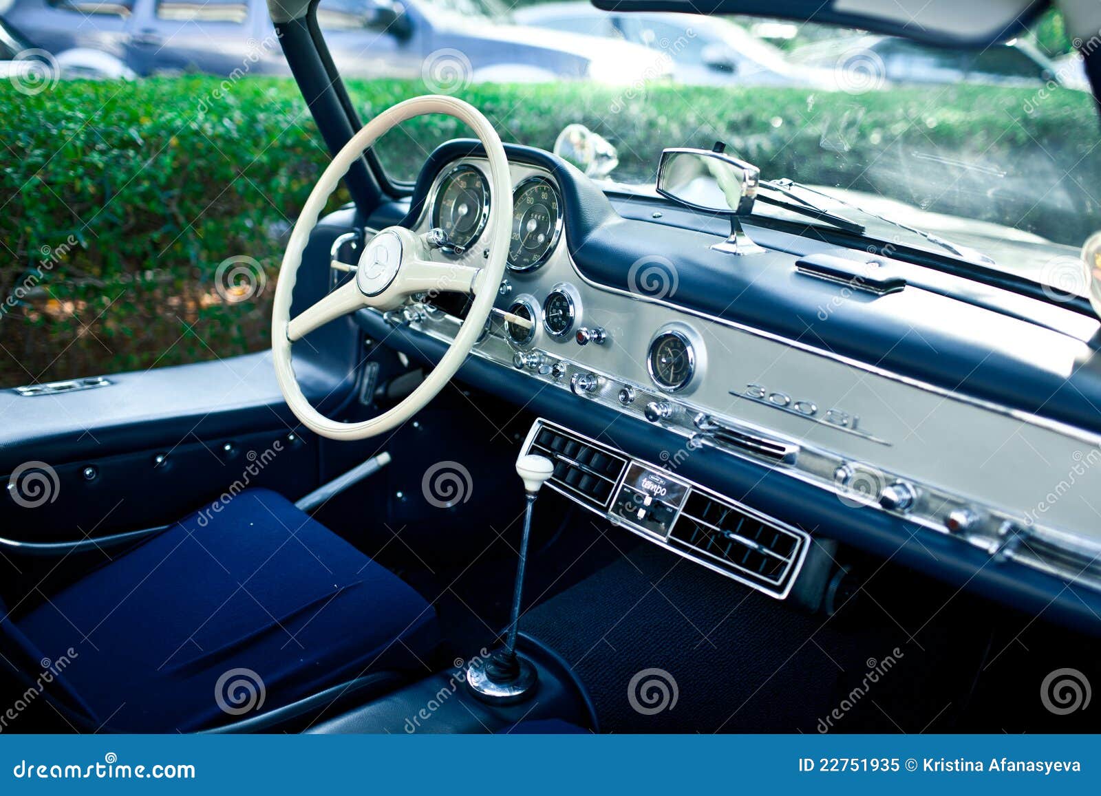 Mercedes Sl 300 Gullwing Interior Editorial Image Image Of