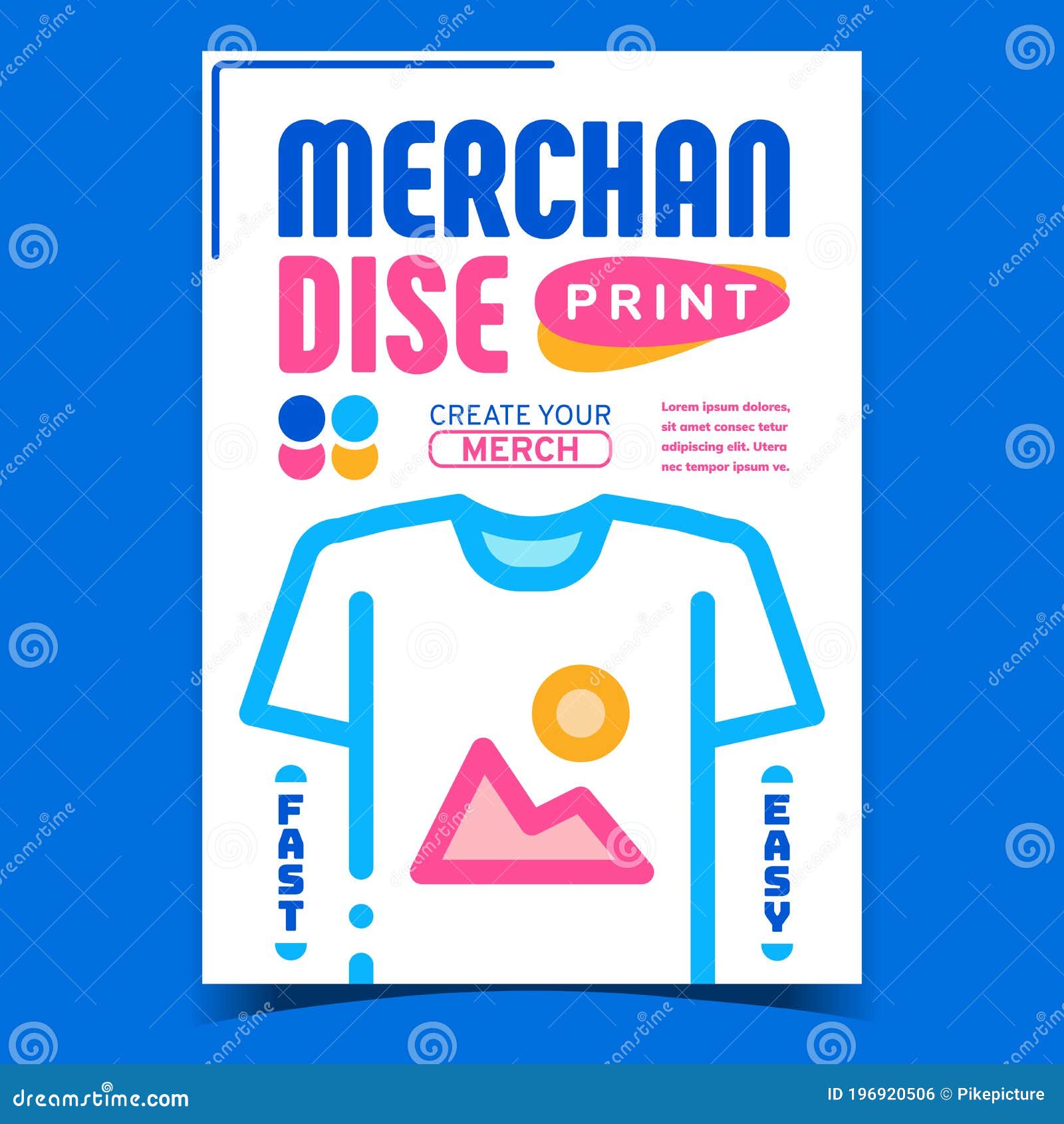 T-shirt Creative Promotion Poster
