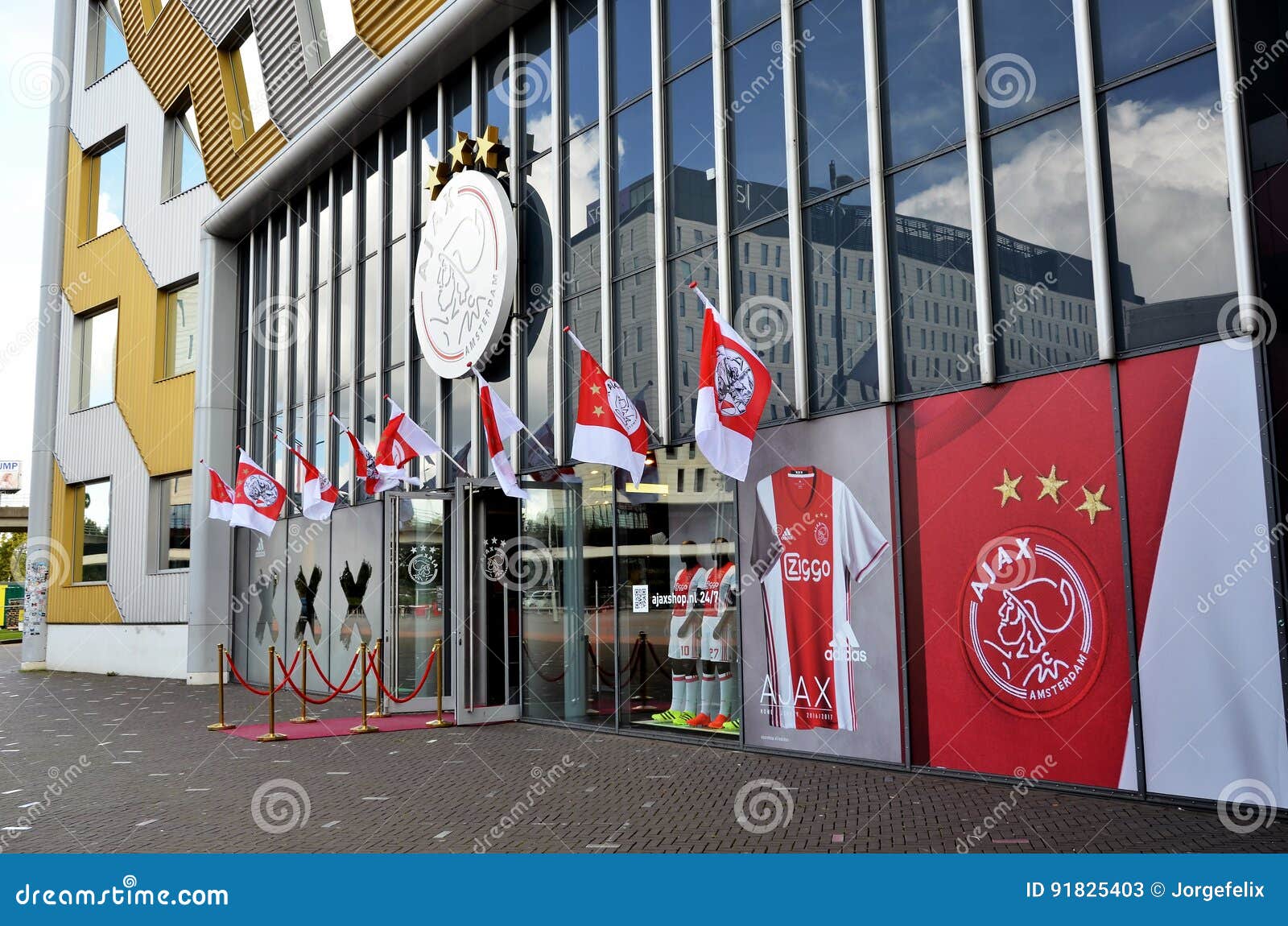 The the Soccer Club Ajax Editorial Stock Photo - Image of touristic, 91825403