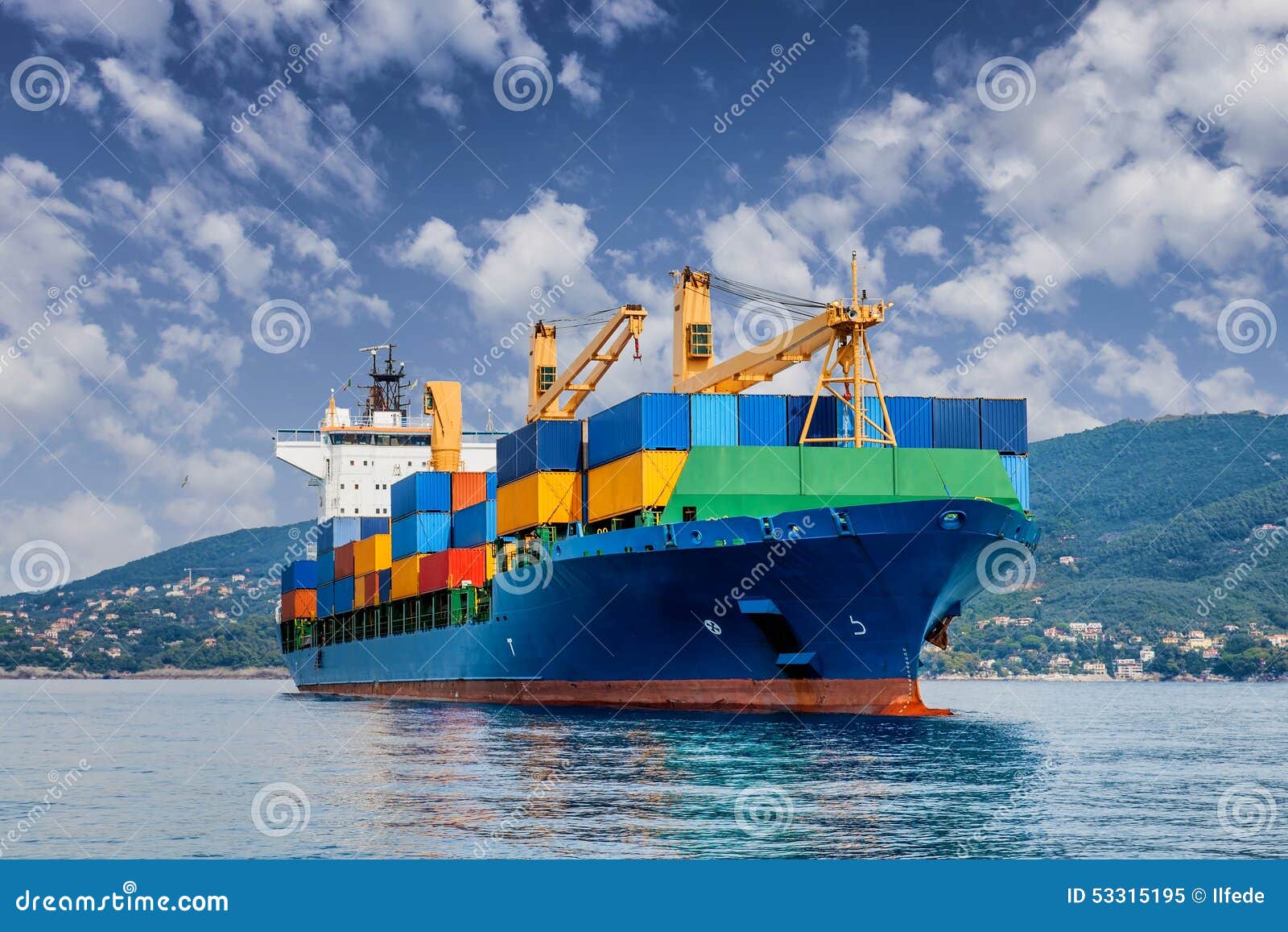 merchant container ship