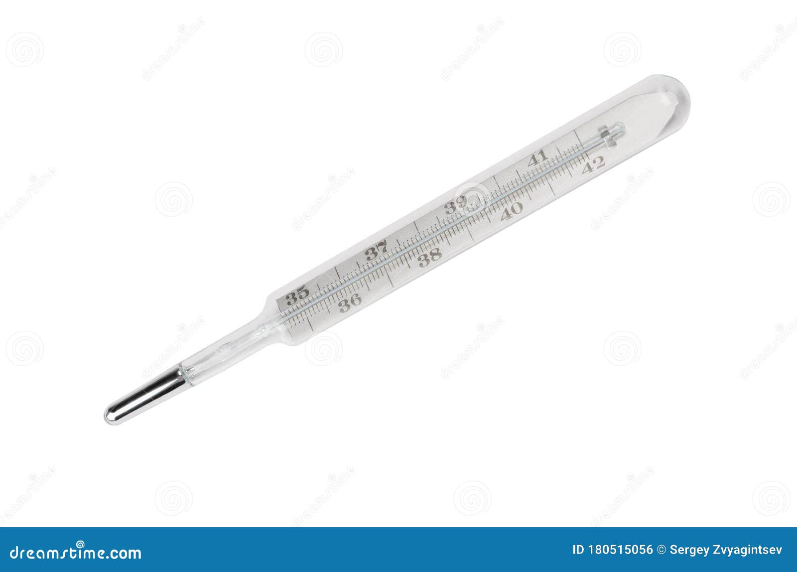 glass mercurial thermometer