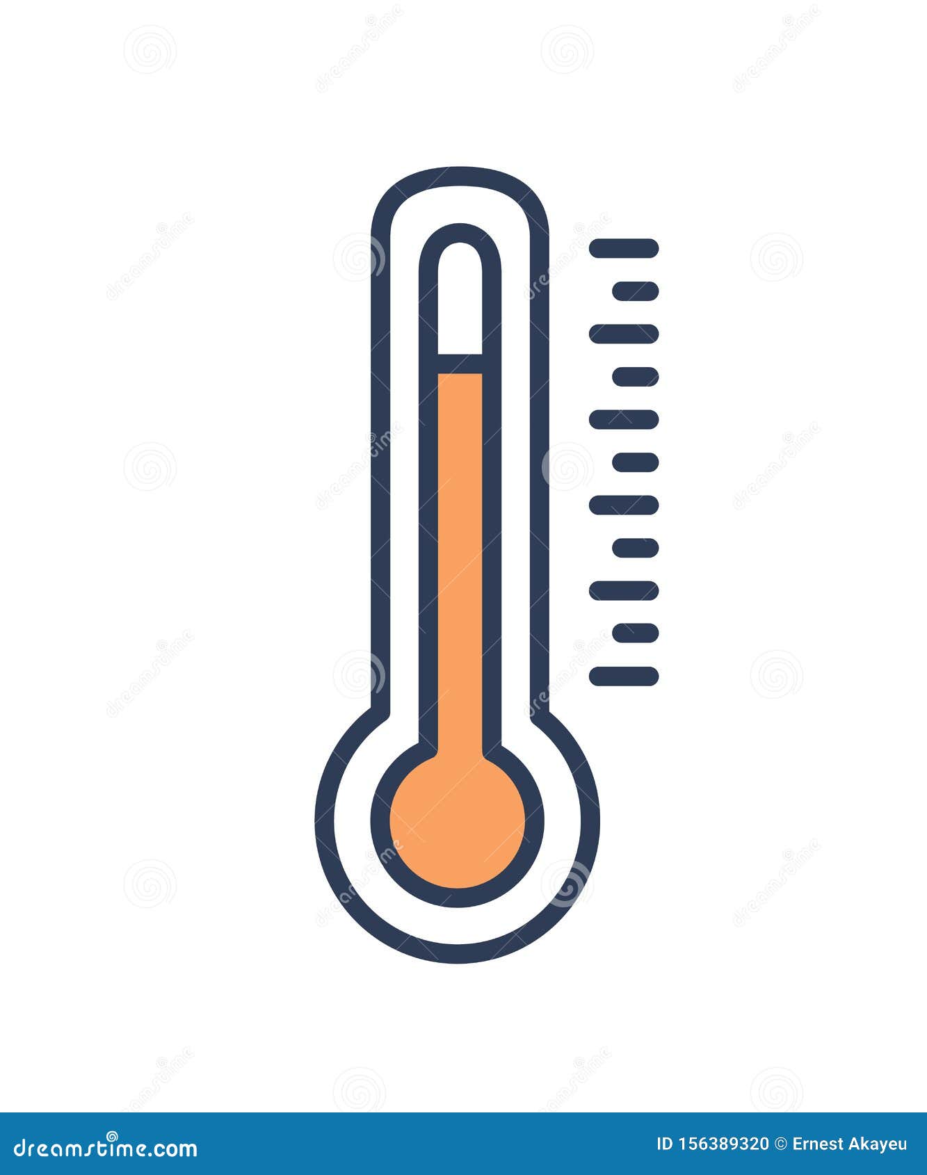 mercury-in-glass or mercury thermometer  on white background. measurement tool, meteorological equipment for