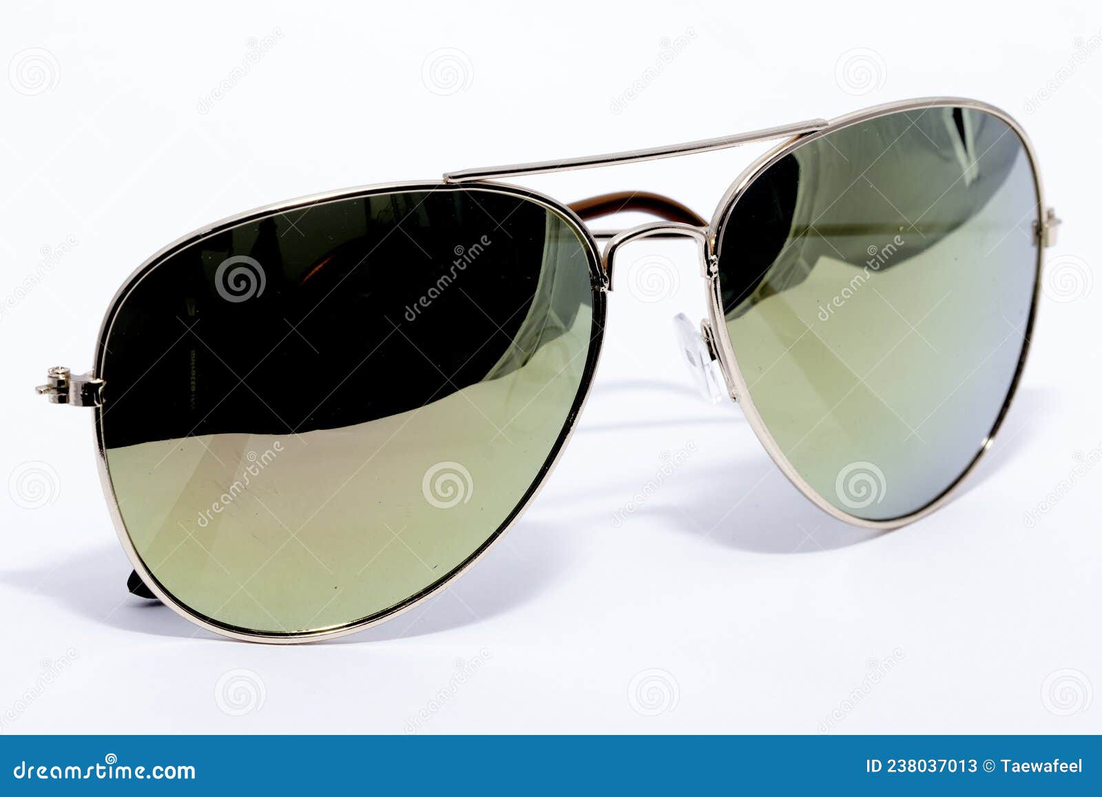 Mercury Lenses Sunglasses on a White Background Stock Image Image of