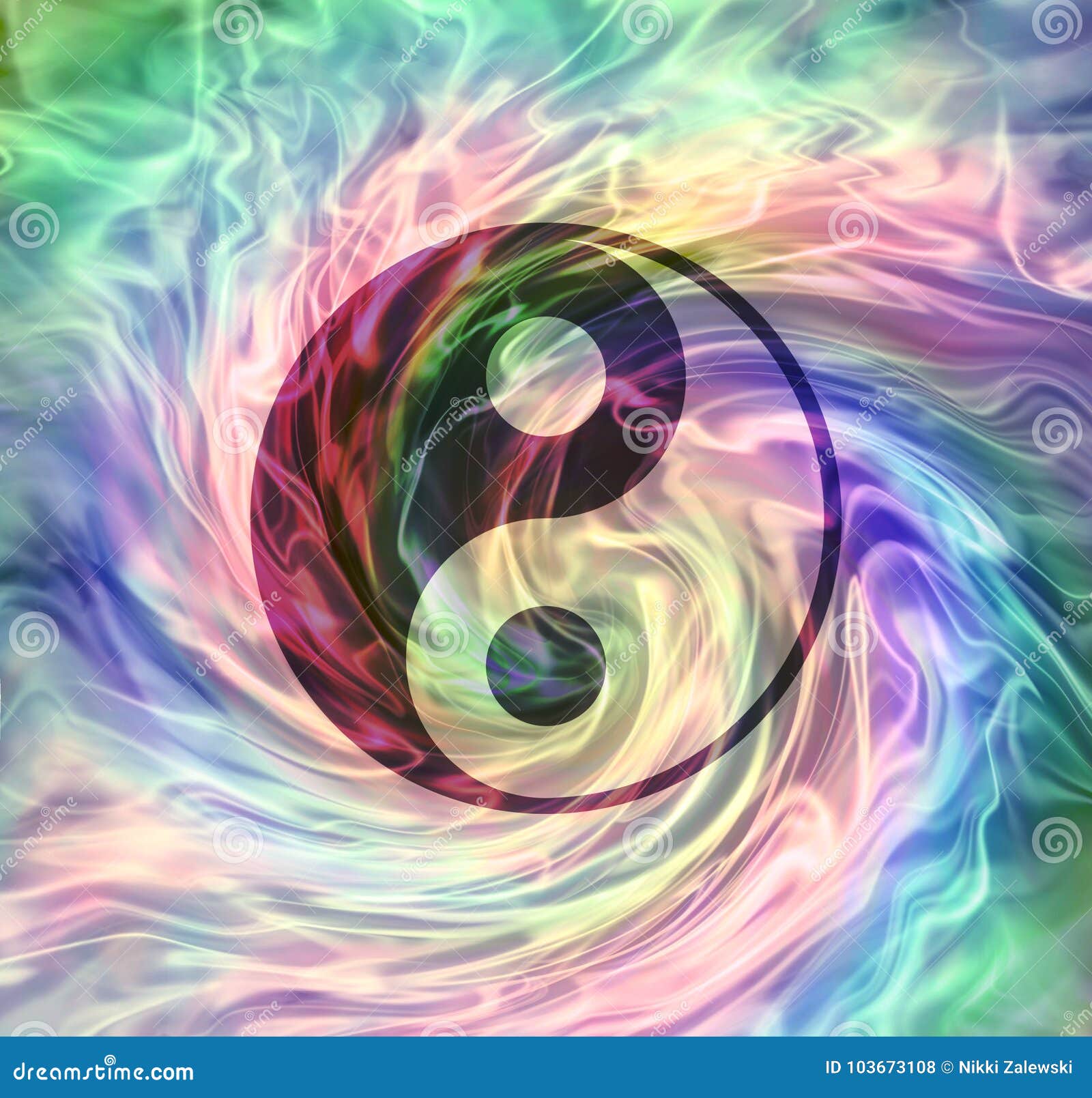 the merging of yin yang energy