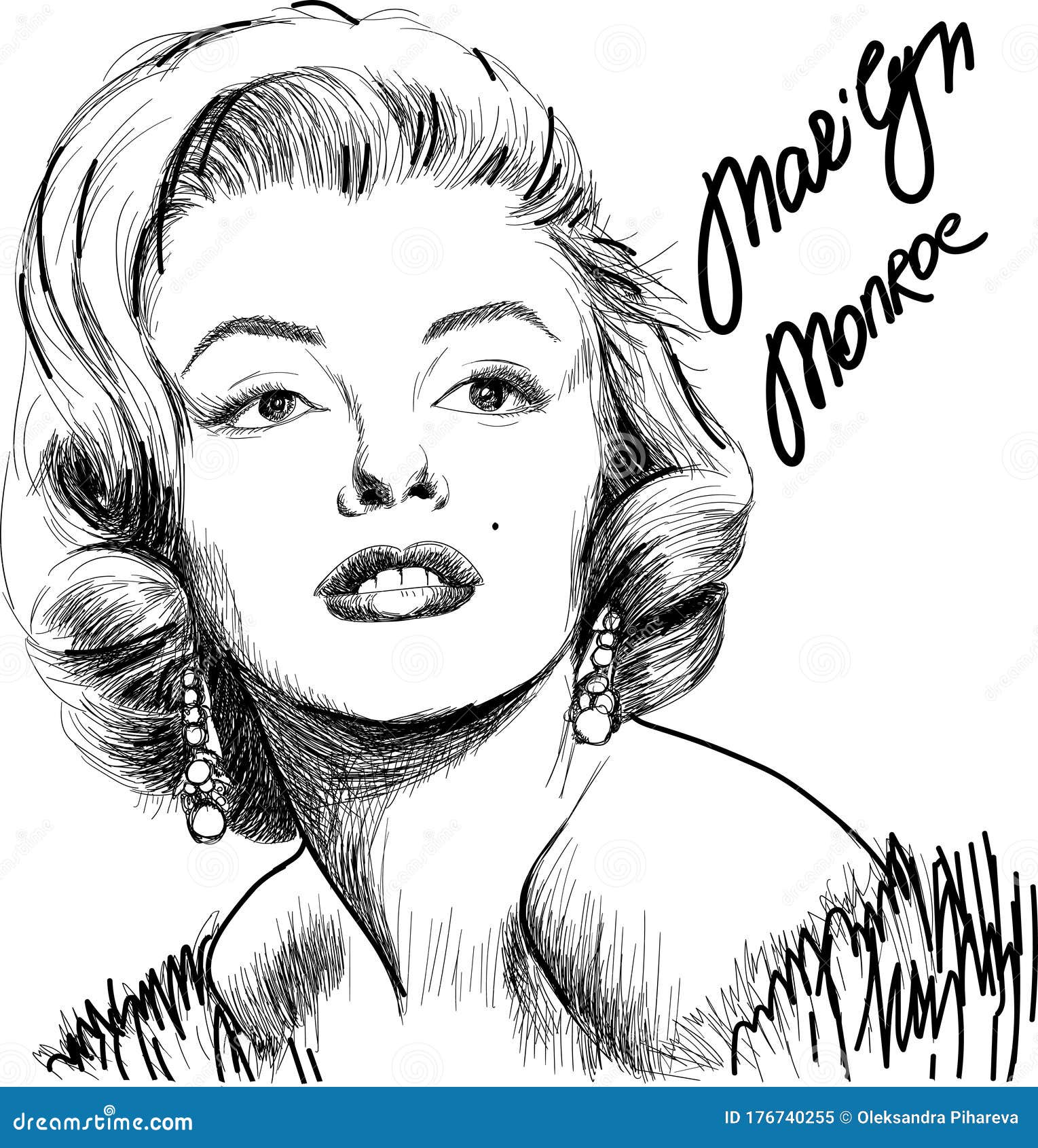 Marilyn Monroe painting Marilyn Monroe Drawing Female marilyn monroe  celebrities face monochrome png  PNGWing