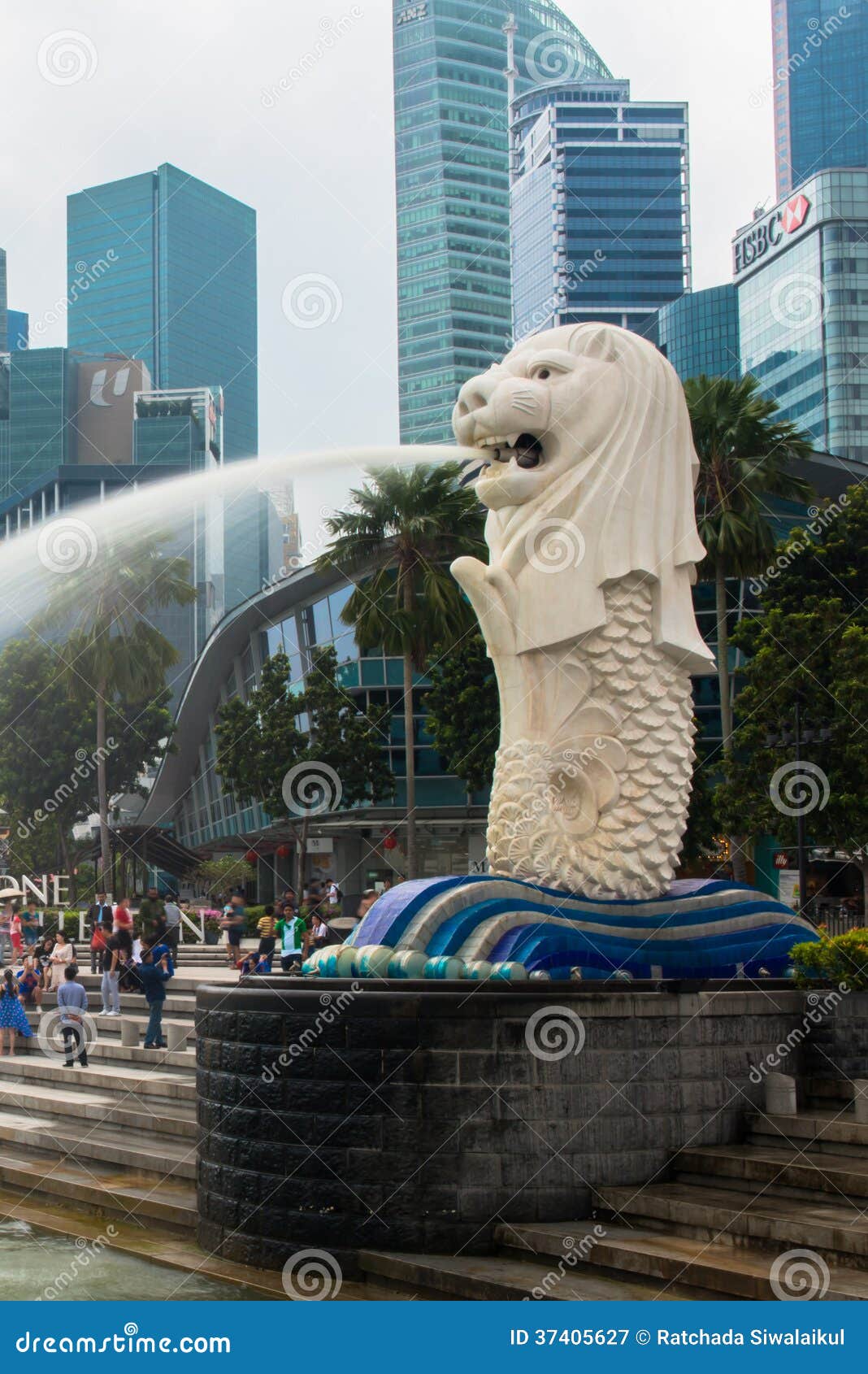 Merlion, a Mascot and National Personification of Singapore Editorial  Photography - Image of fish, head: 37405627
