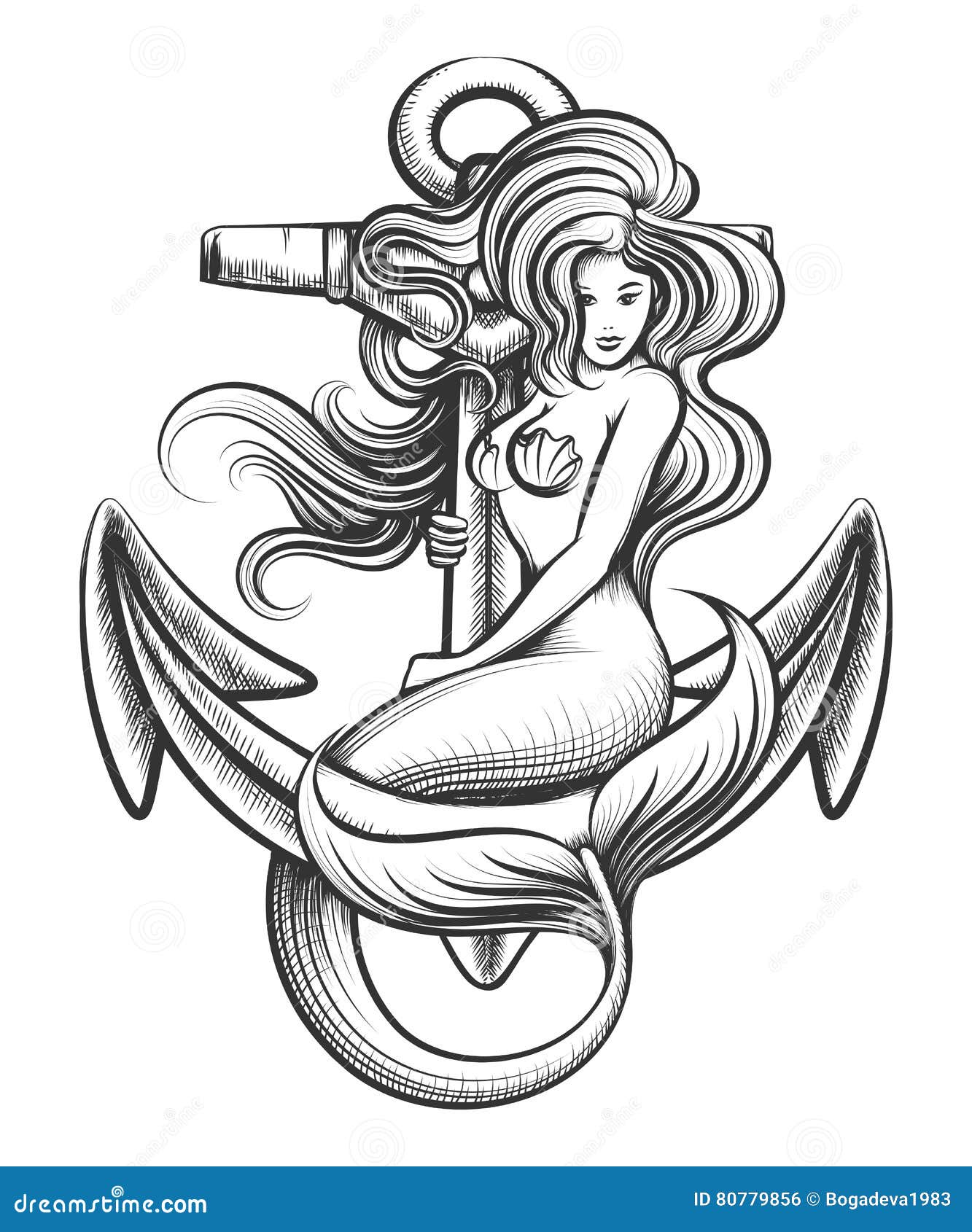 Vintage Mermaid Tattoo Stock Illustrations – 585 Vintage Mermaid Tattoo  Stock Illustrations, Vectors & Clipart - Dreamstime