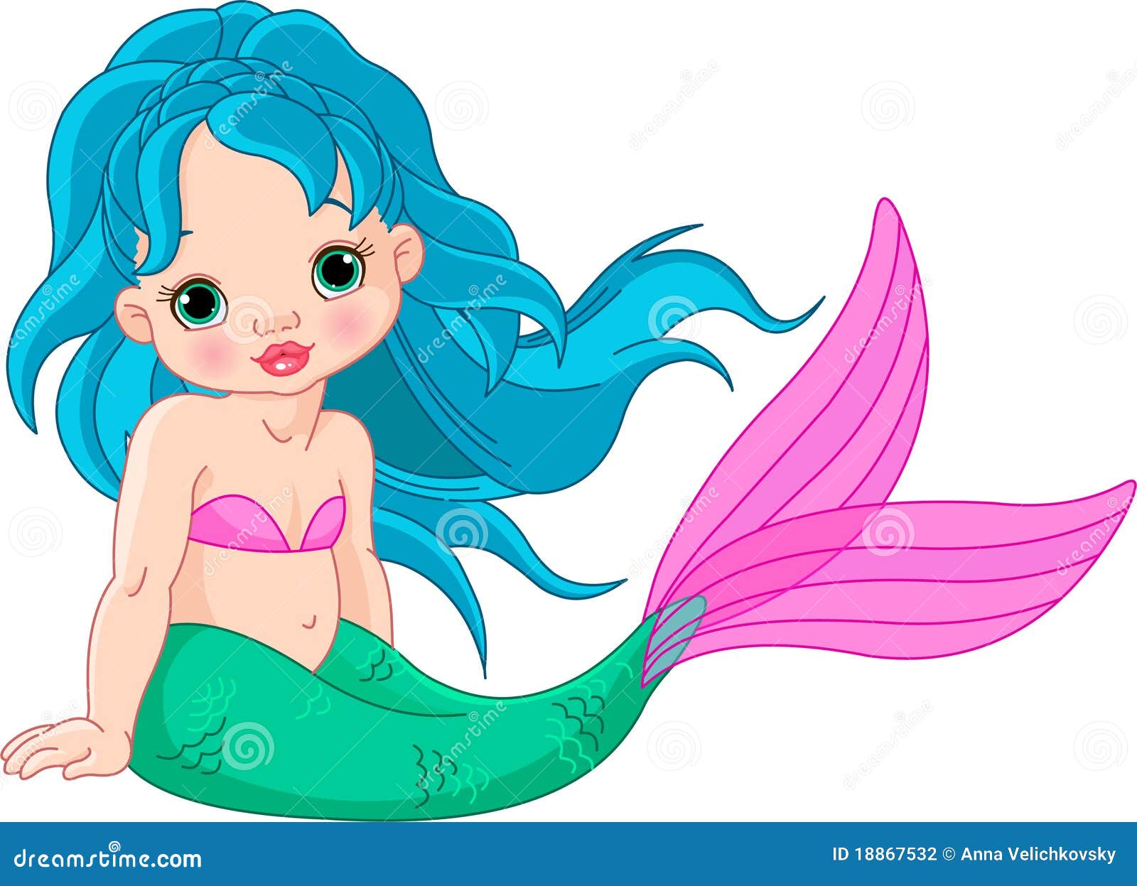 Mermaid Baby Girl Stock Photography  Image: 18867532