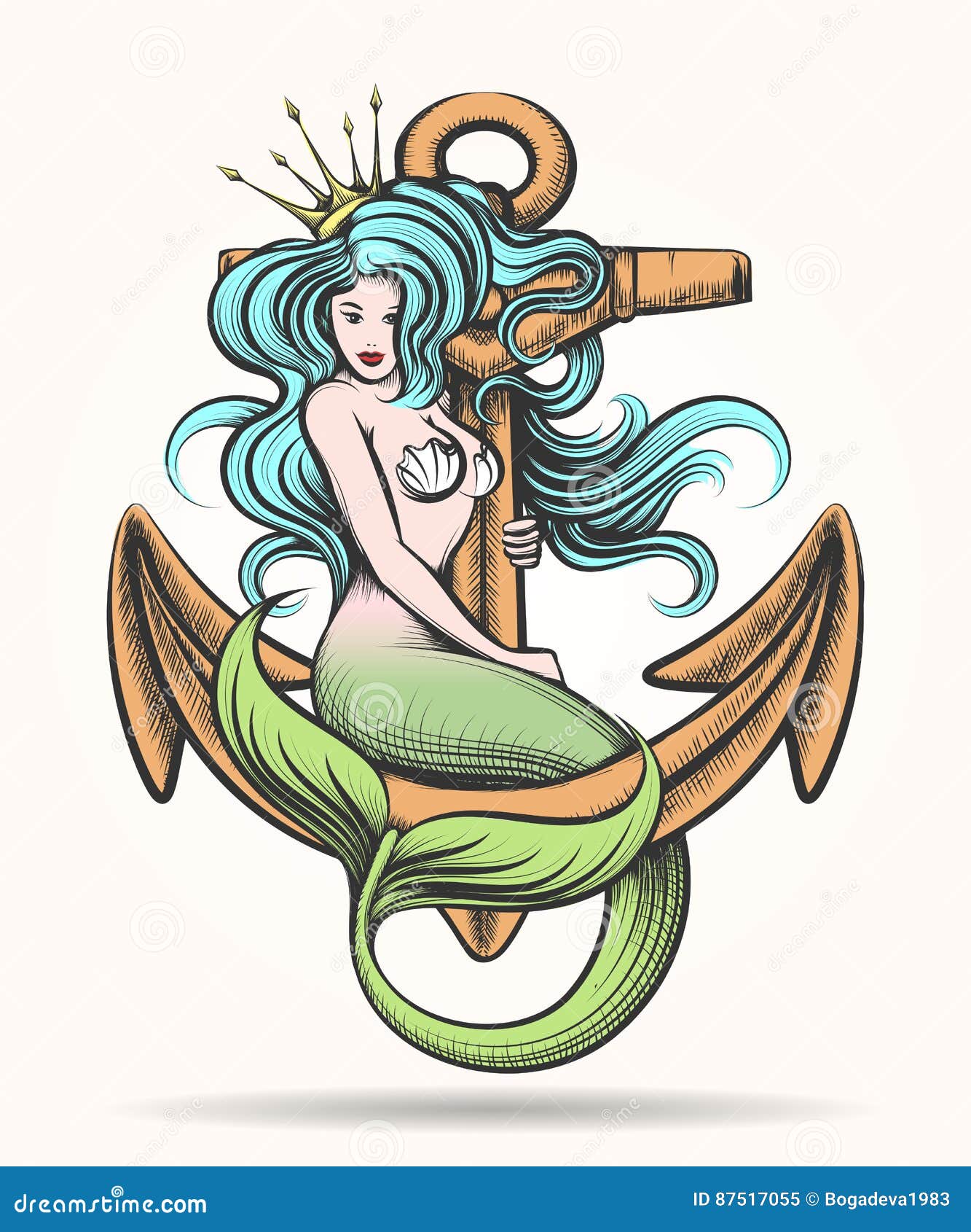 Free Free 149 Mermaid Anchor Svg SVG PNG EPS DXF File