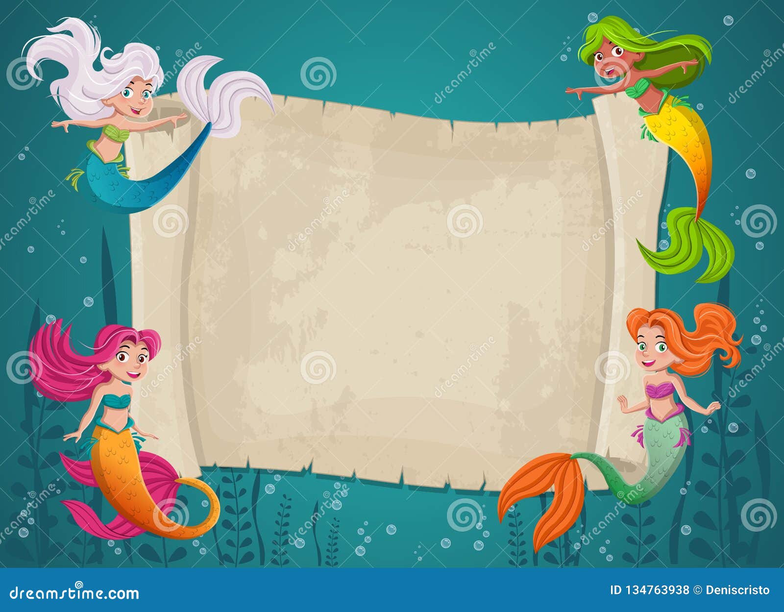 Mermaid Map For Kids