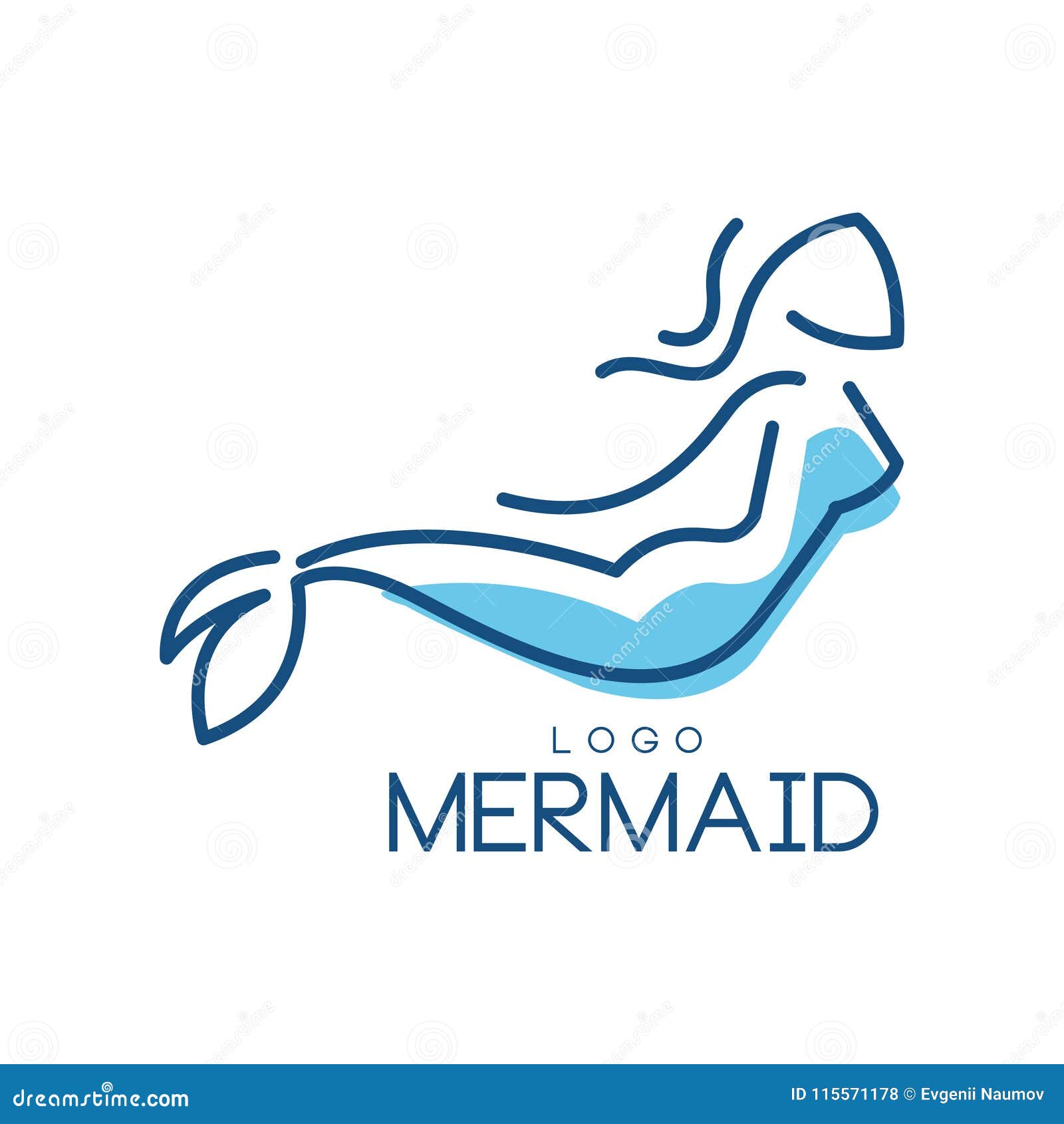 Download Mermaid Logo, Silhouette Of Mermaid For Badge, Invitation ...