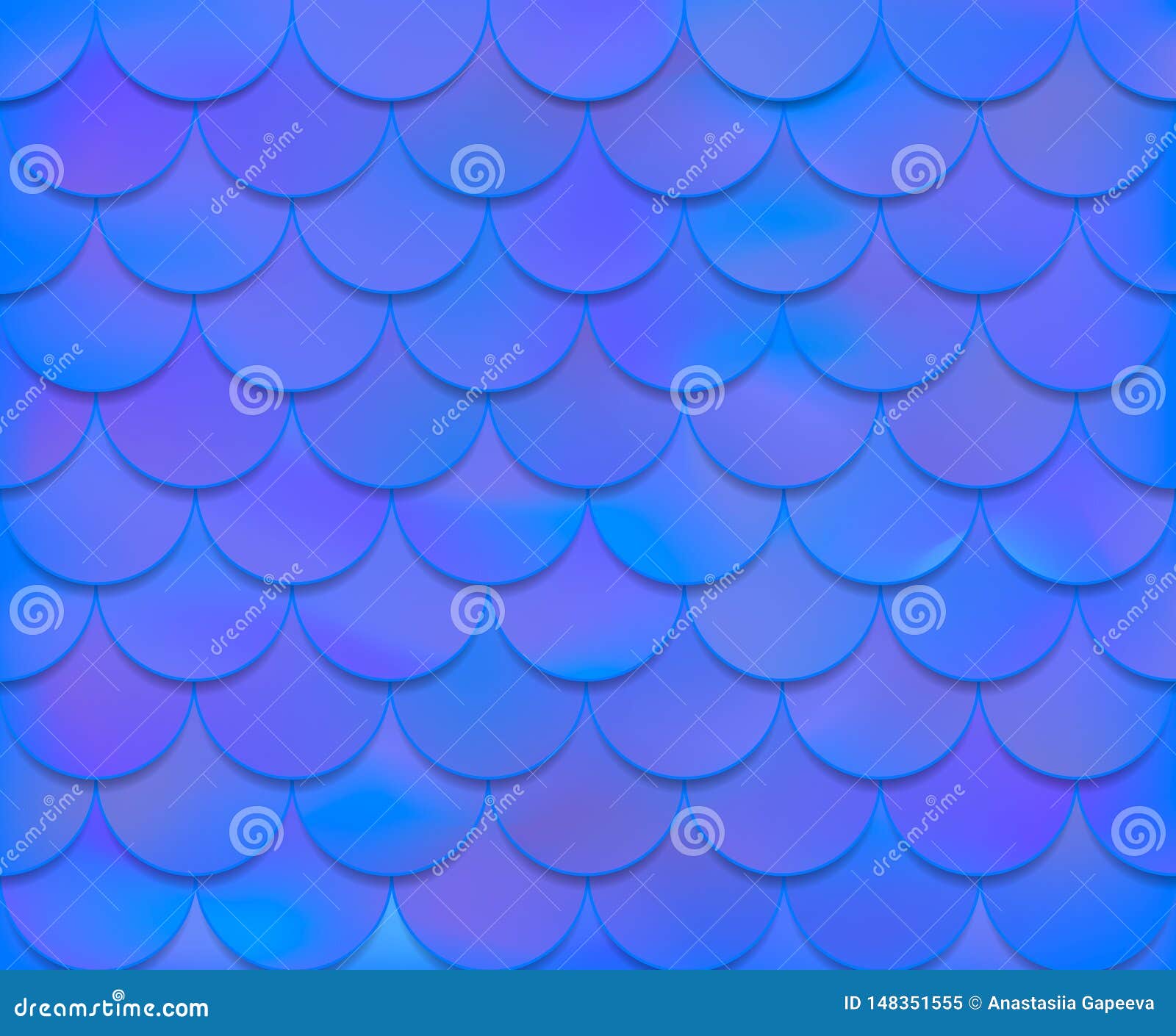 Download Mermaid Scale. Vector Illustration For Clothes Stock ...