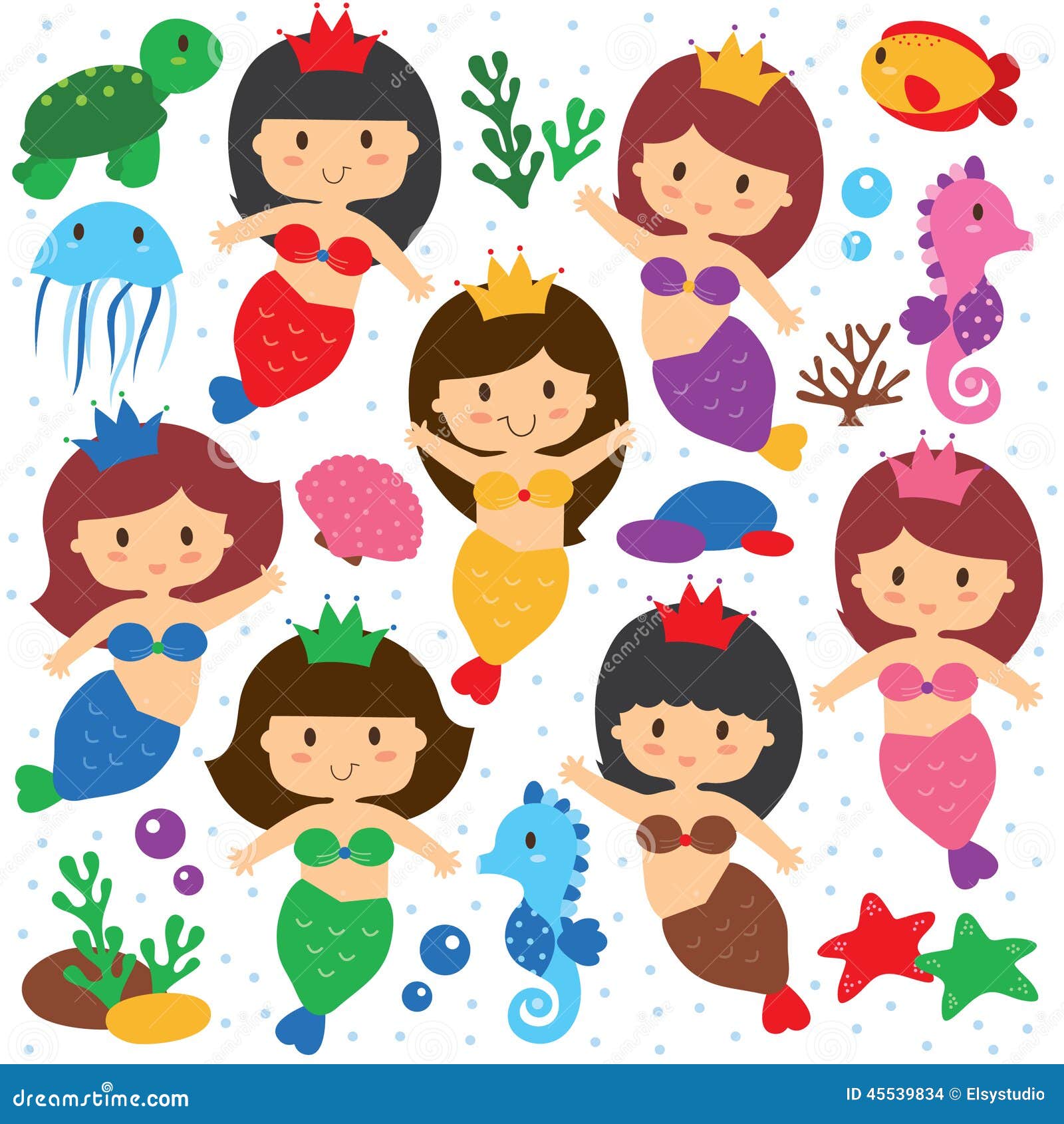 Mermaid Clip Art 65