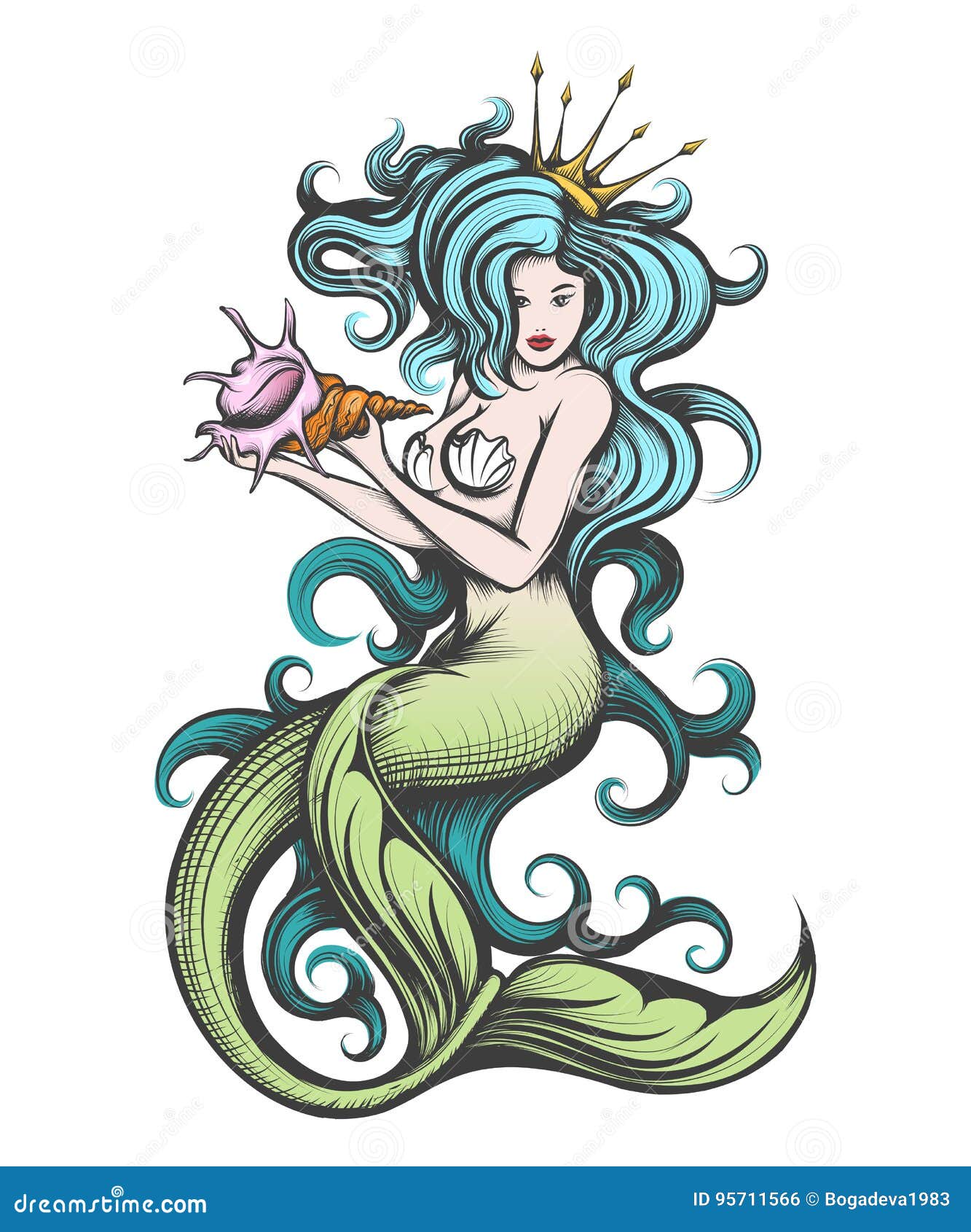 Siren Tattoo Images Browse 2898 Stock Photos  Vectors Free Download with  Trial  Shutterstock