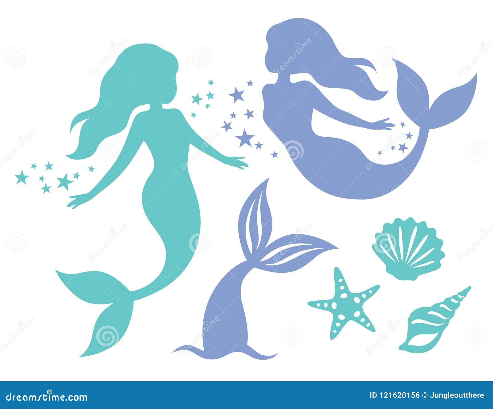 Free Free 221 Vector Mermaid Silhouette Svg SVG PNG EPS DXF File