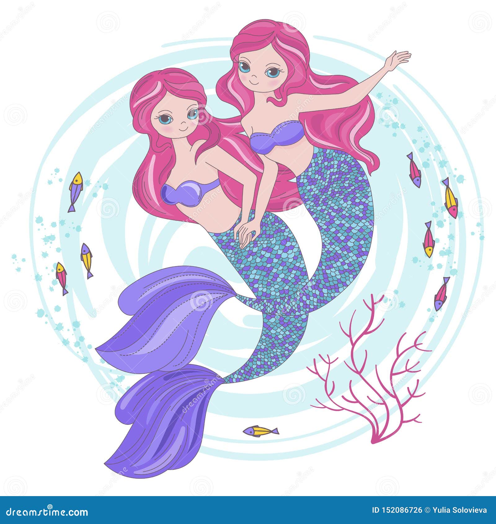 366 Mermaid Cartoon Stock Photos - Free & Royalty-Free Stock Photos from  Dreamstime