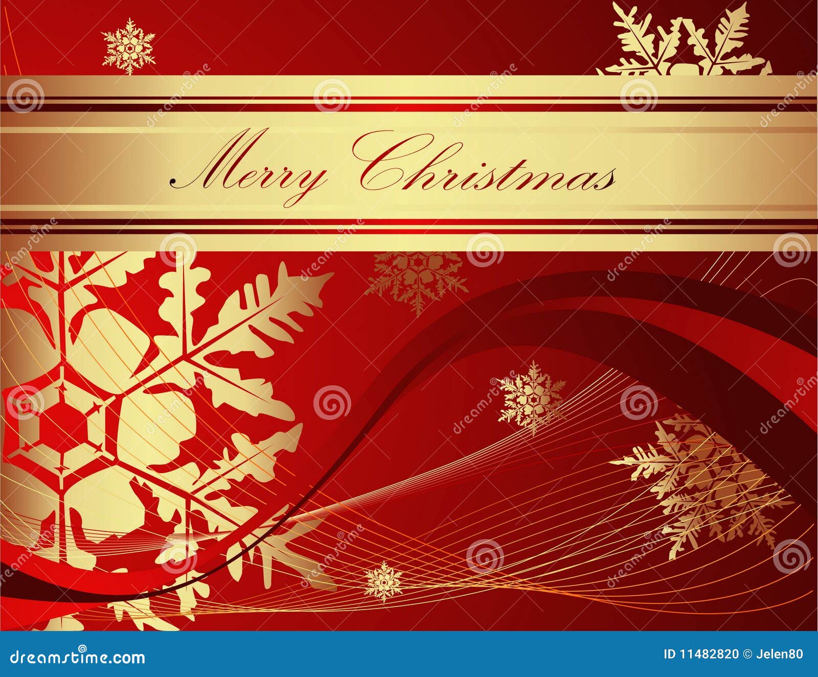 Merry Christmas background stock vector. Illustration of glow - 11482820