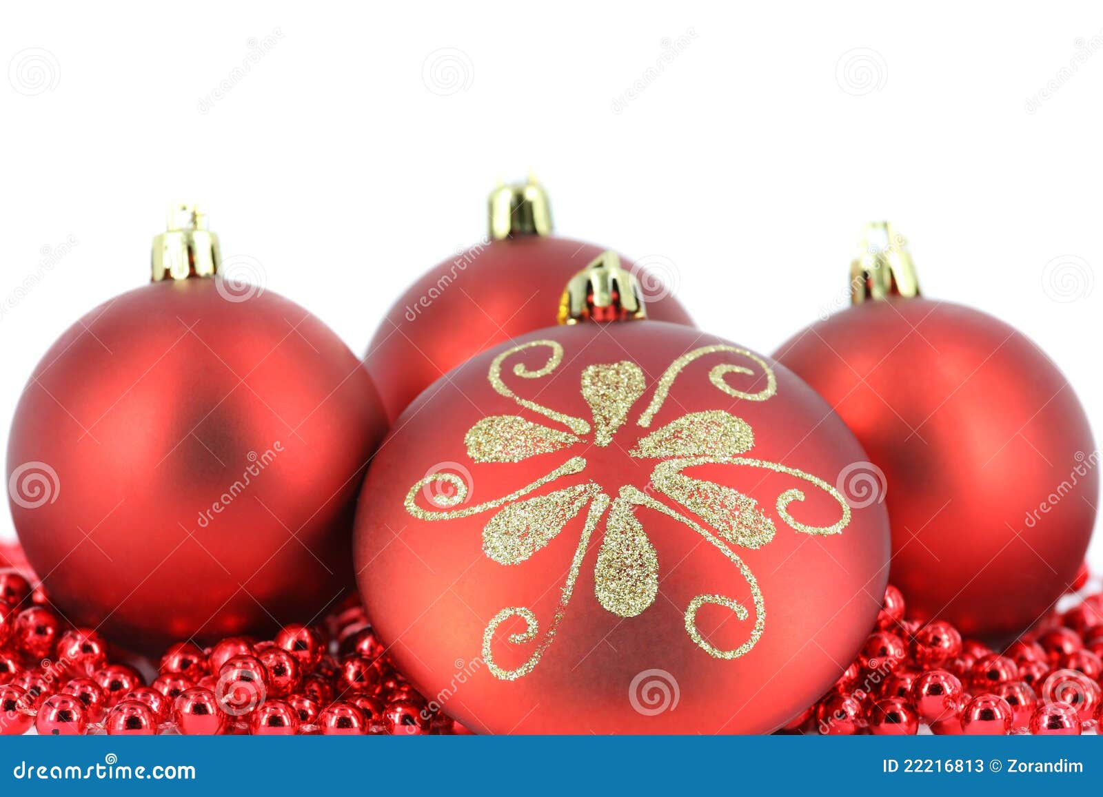 Merry Christmas Ball Decoration Stock Image - Image of background ...