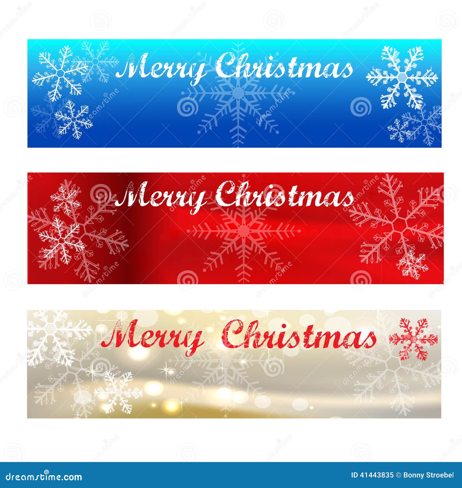 Merry Christmas Banners-colour Samples Stock Vector - Illustration of ...