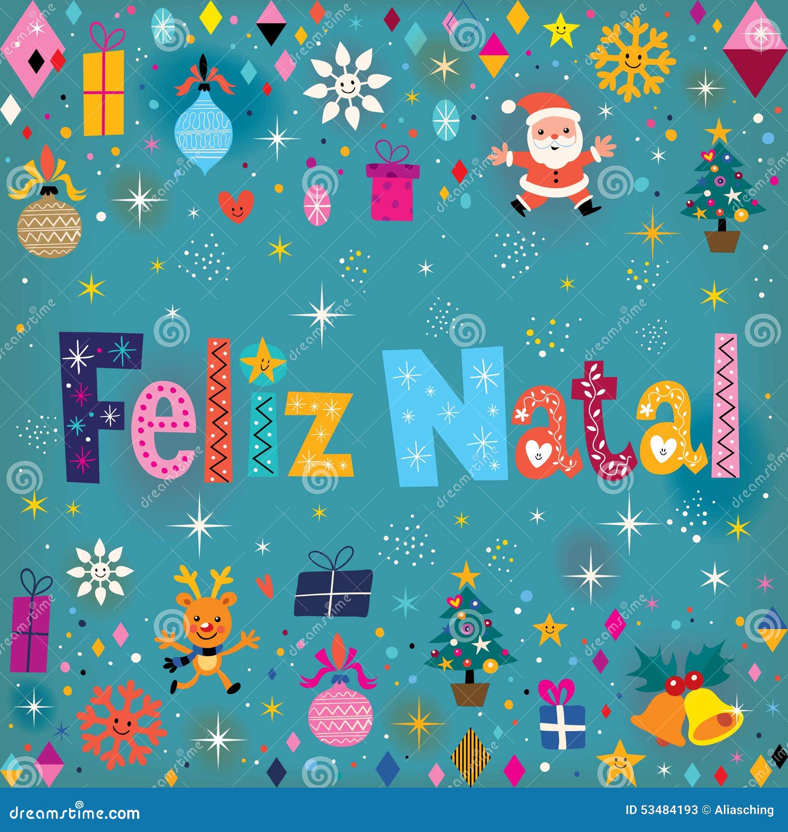 Merry Christmas Feliz Natal - Portuguese - Portuguese 