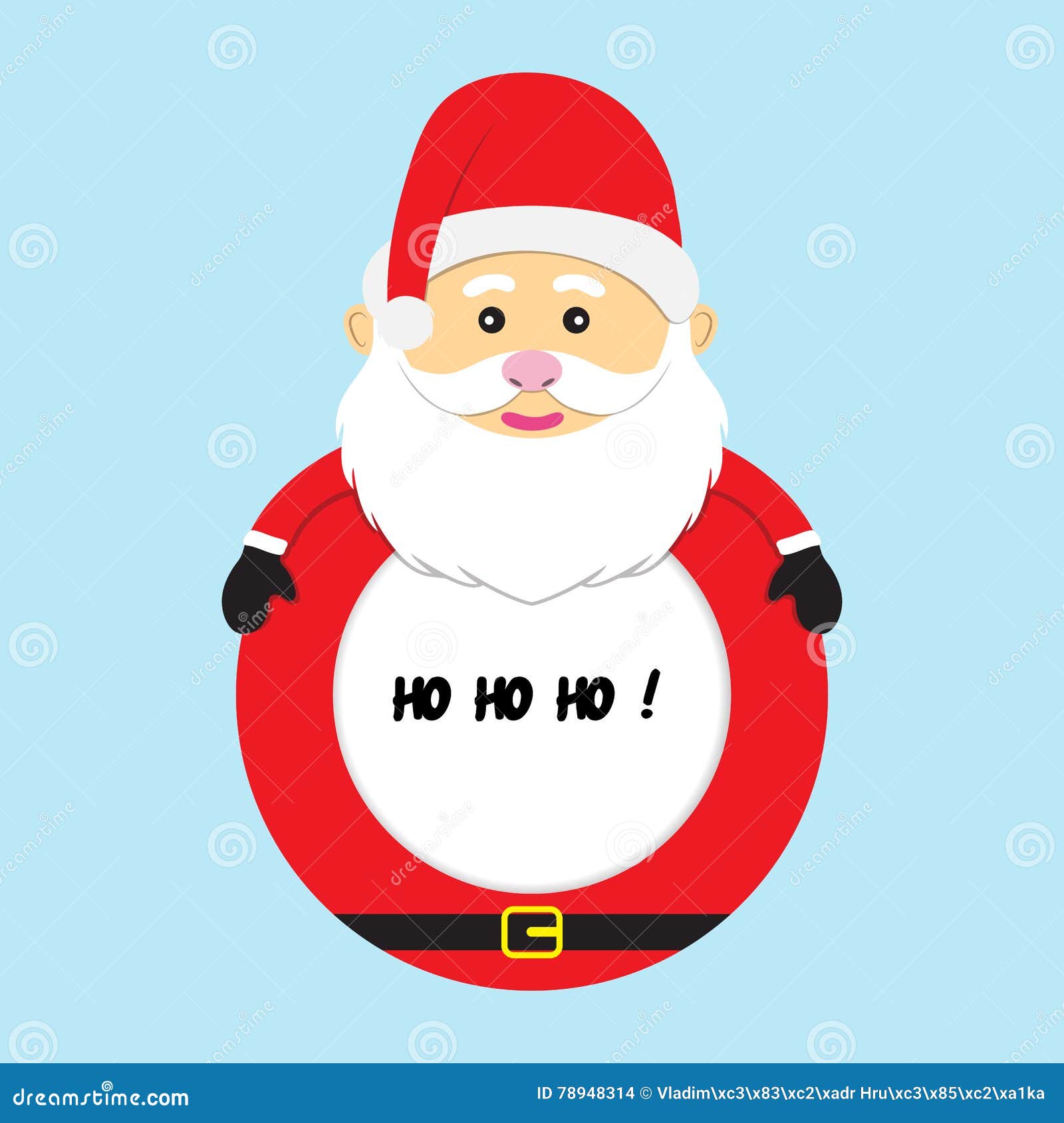Papa Noel Letter Template Vector Illustration Vector ...