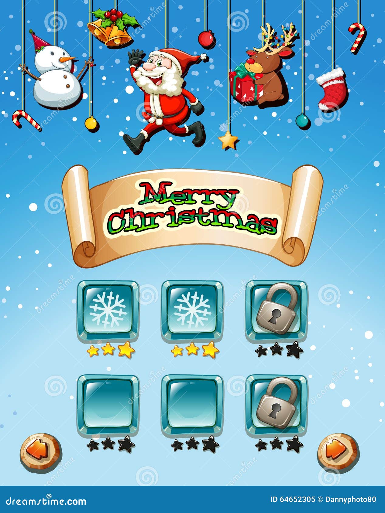 Merry Christmas on game template Download preview Add to lightbox FREE DOWNLOAD