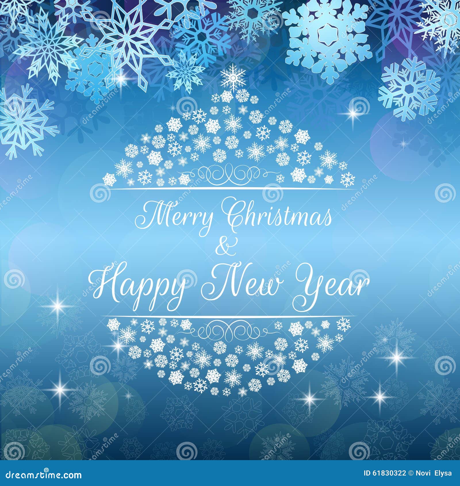 Merry Christmas and Happy New Year Background Banner Stock Vector ...