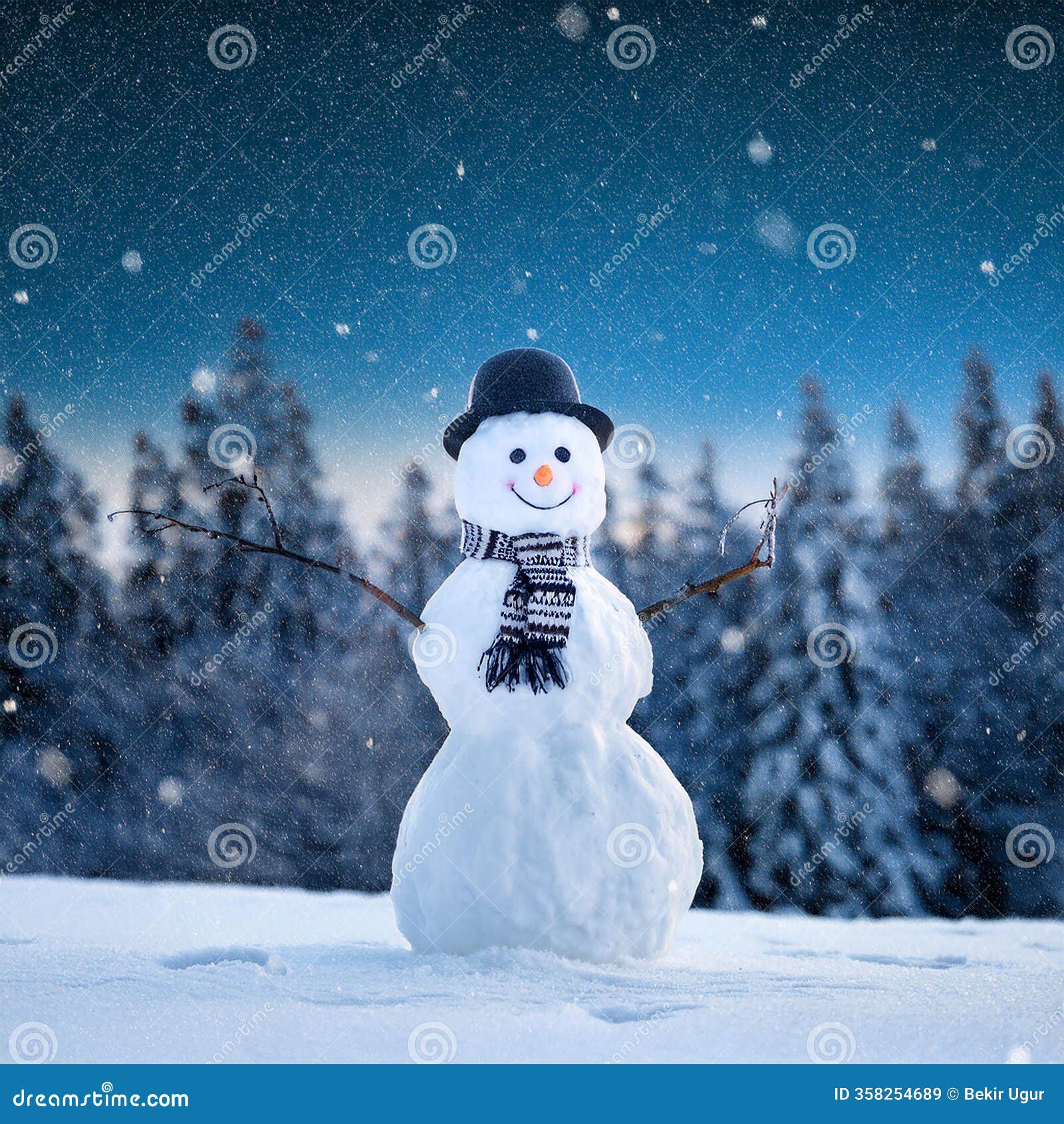 merry christmas and happy new year greeting card with copy-space.
