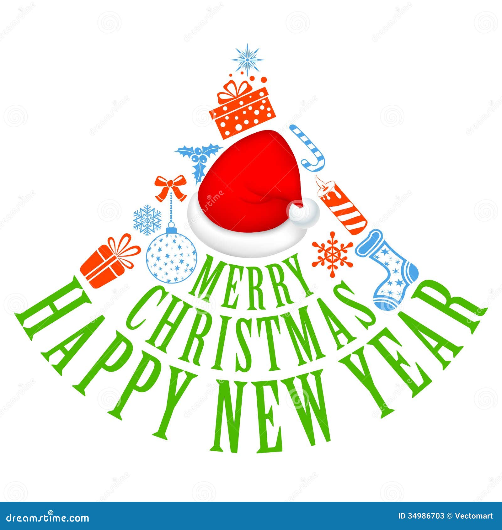 clipart merry christmas and happy new year - photo #8