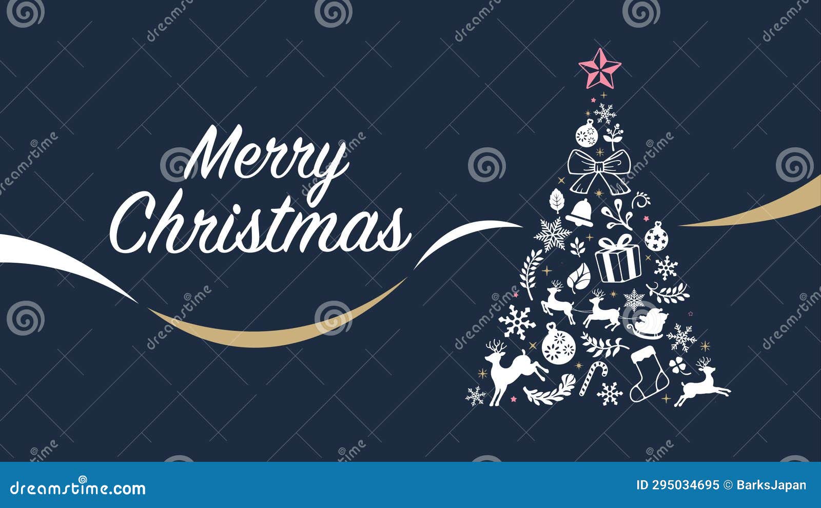 Merry Christmas & Happy New Year 4K Animation Movie Stock Video - Video