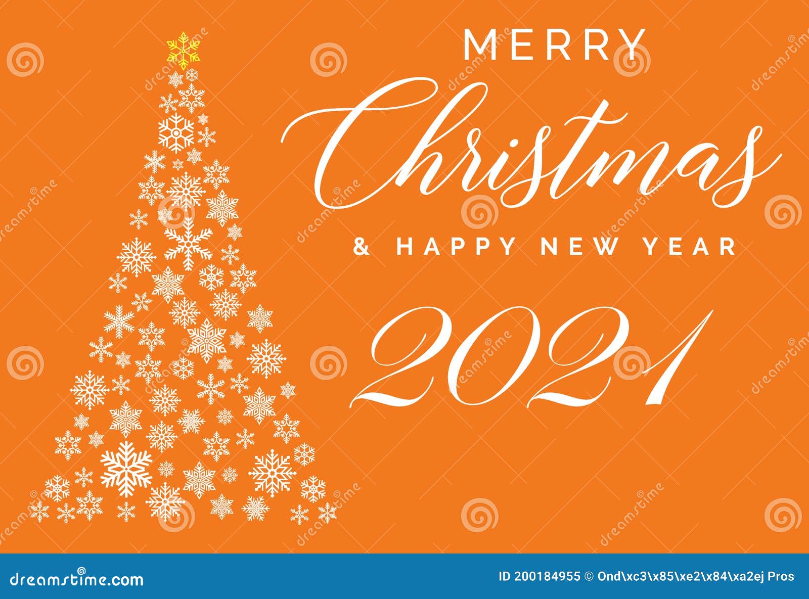 Merry Christmas And Happy New Year 21 Lettering Template Greeting Card Or Invitation Winter Holidays Related Typograph Stock Vector Illustration Of Ornament Element