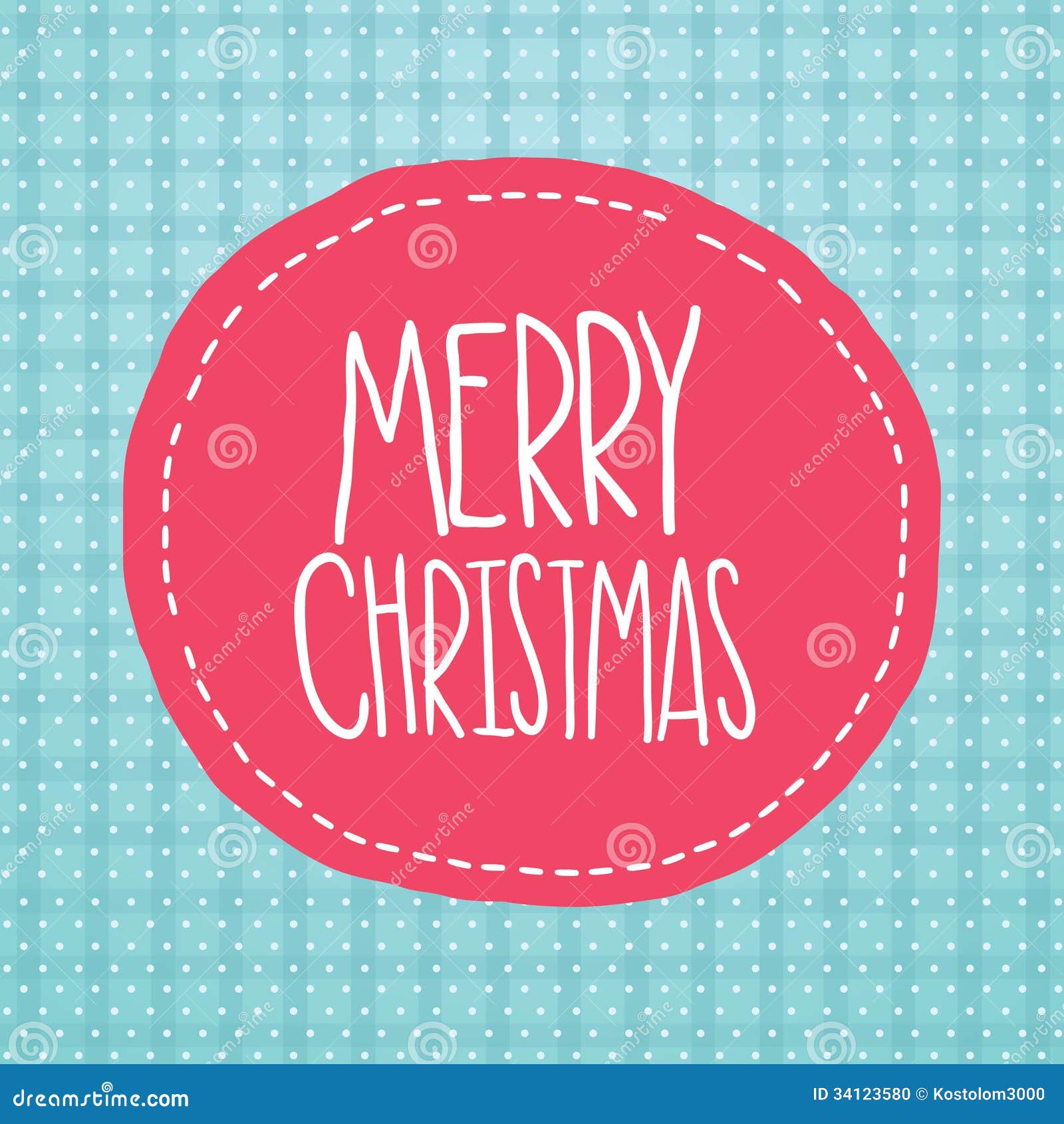 Merry Christmas Label. Xmas Background Stock Vector - Illustration of