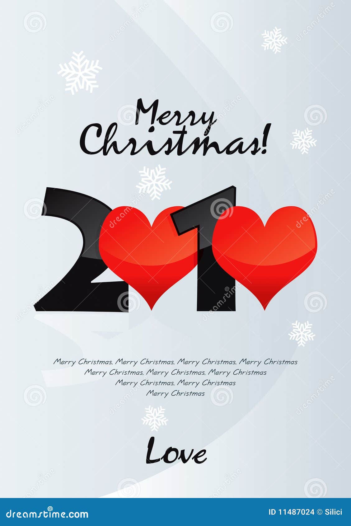 In 2019 The New Year With Love Stock Illustration - Illustration of christmas, year: 130566850