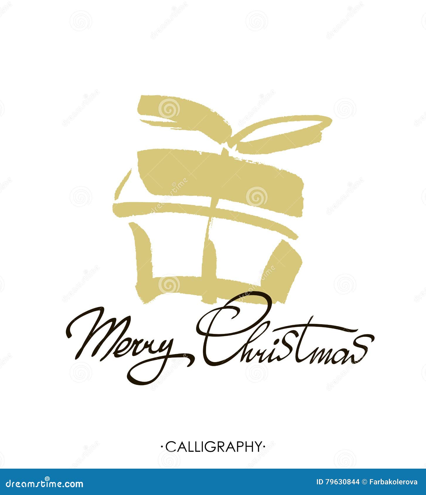 Merry Christmas Text Design. Vector Logo, Typography. Usable As Banner ...