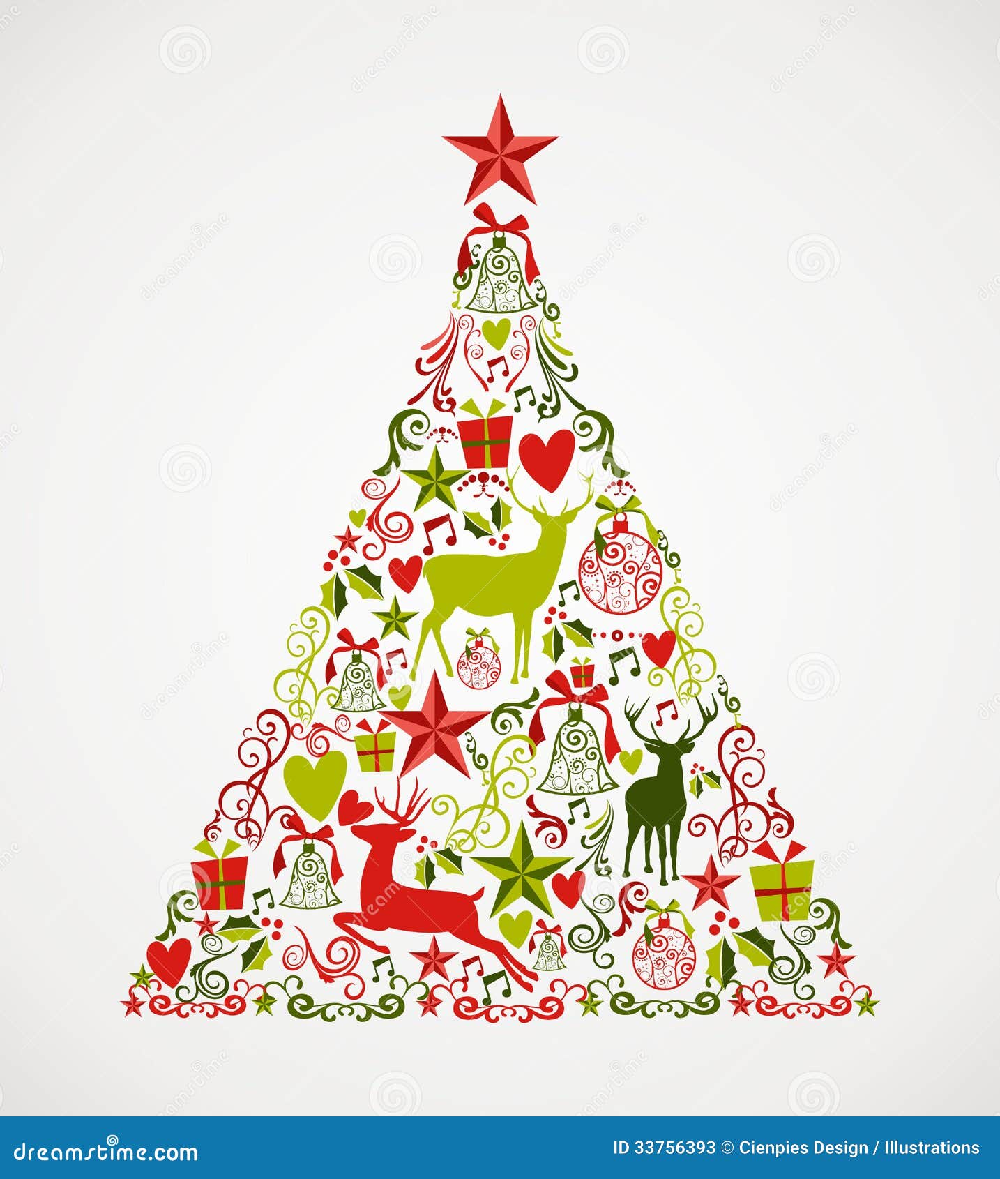 merry christmas tree  full of s compos