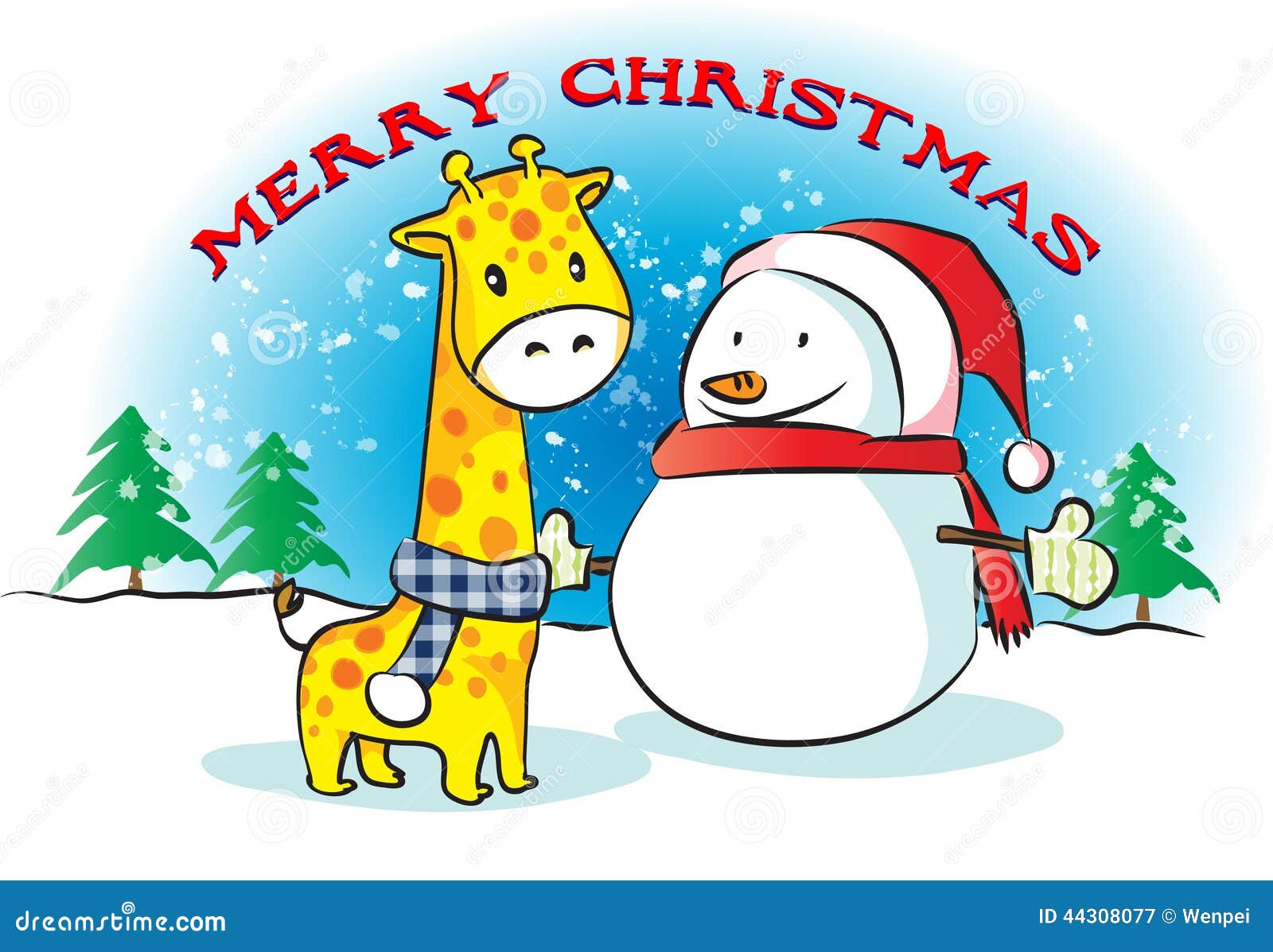 Download Merry christmas stock illustration. Illustration of ...