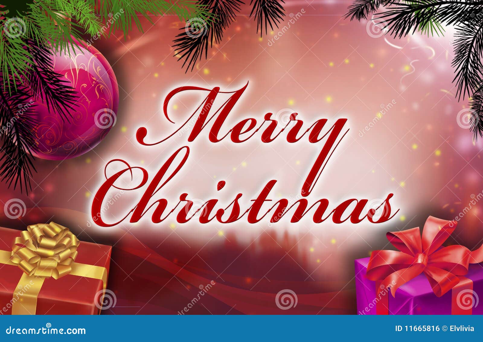 Merry Christmas Wishes Royalty Free Stock Image - Image: 11665816