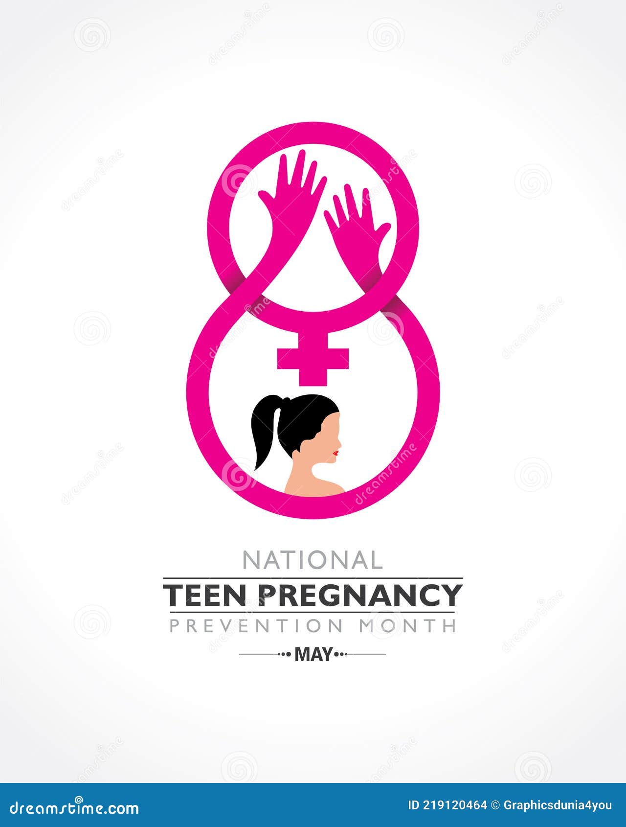 Mes Nacional De Prevención Del Embarazo En Adolescentes Observado En Mayo  En Estados Unidos De América Ilustración del Vector - Ilustración de  muchachas, tema: 219120464