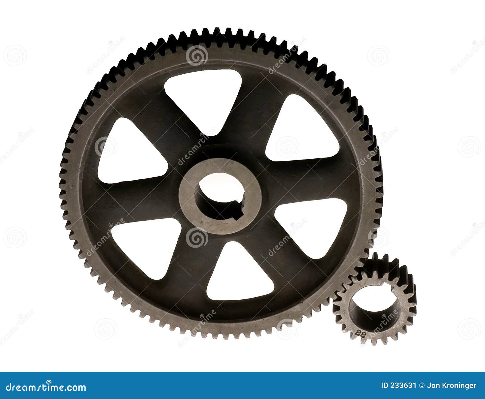 Meshing Gears stock illustration. Illustration of keyway 233631