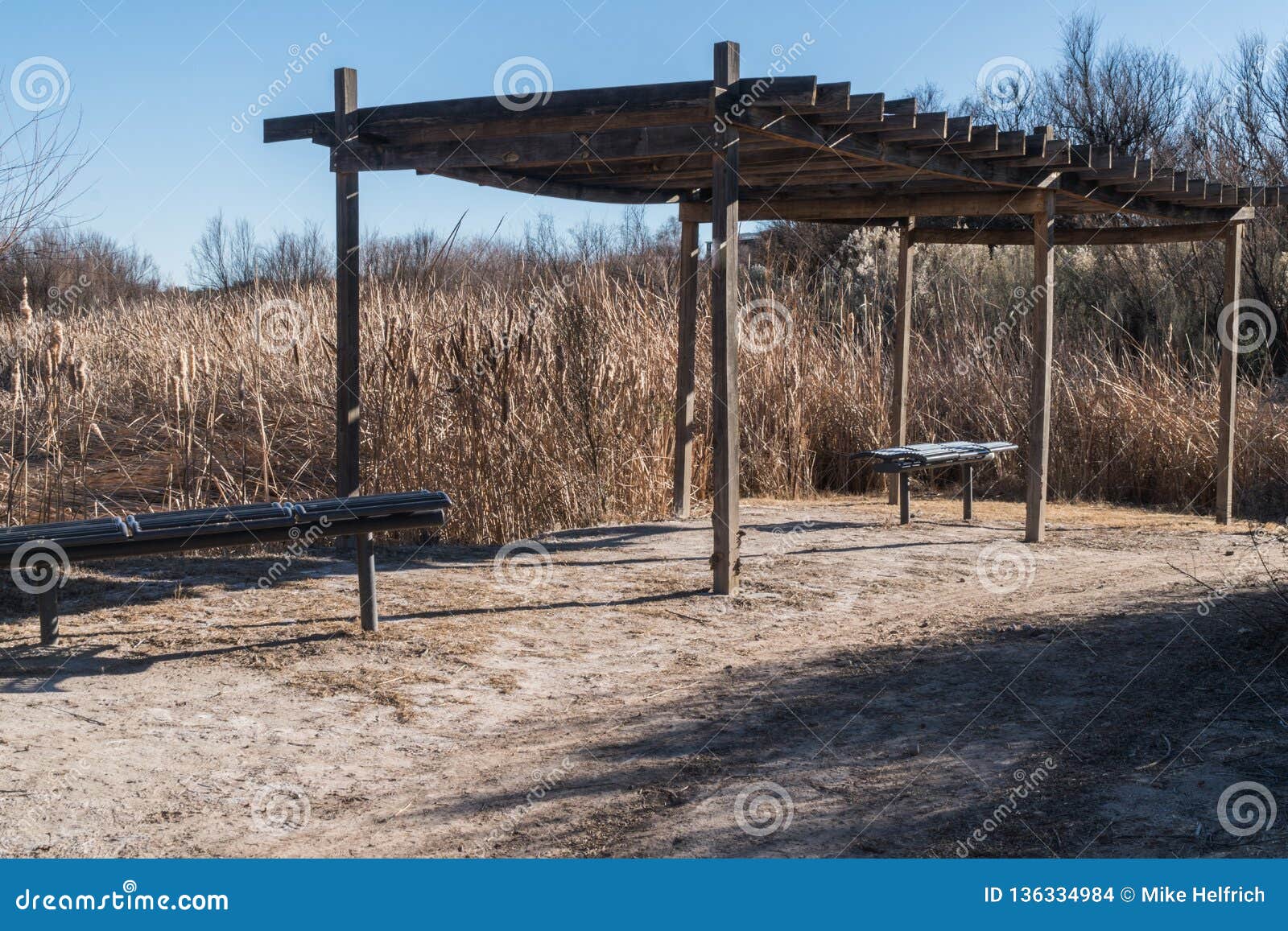 mesilla valley bosque park, rest area, new mexico