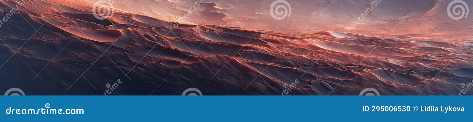 mesmerizing close-ups of mars' rocky terrain and red dunes. ai generative
