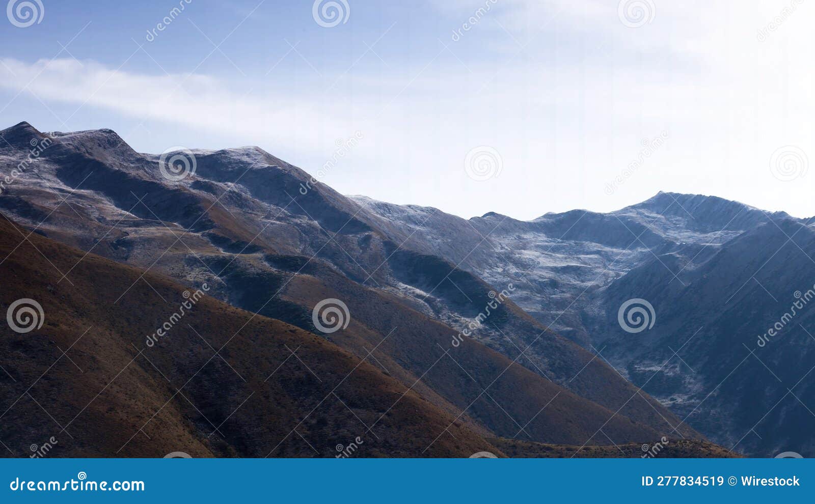 mesmerizing view of the mountaino