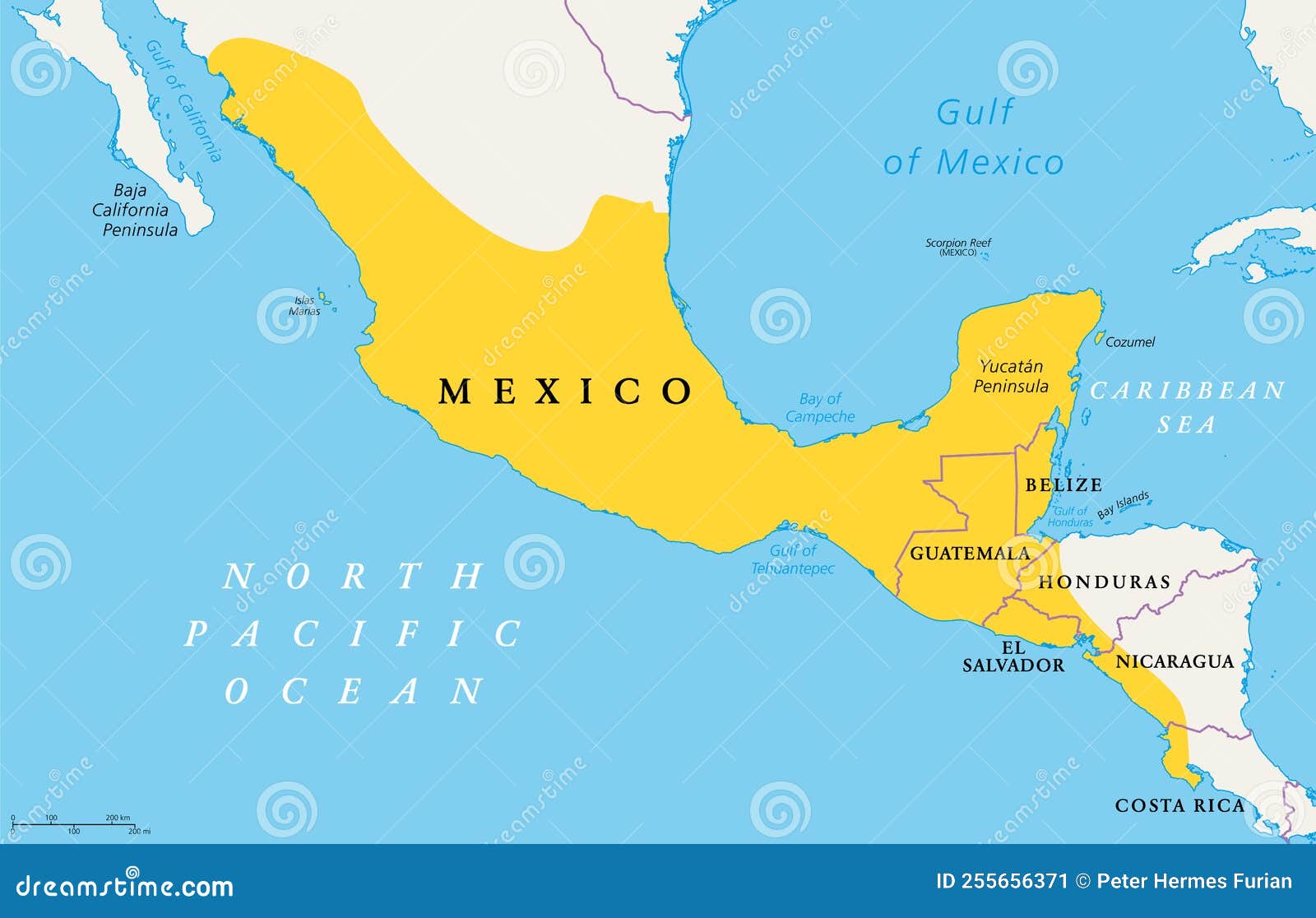 Political Map Mesoamerica