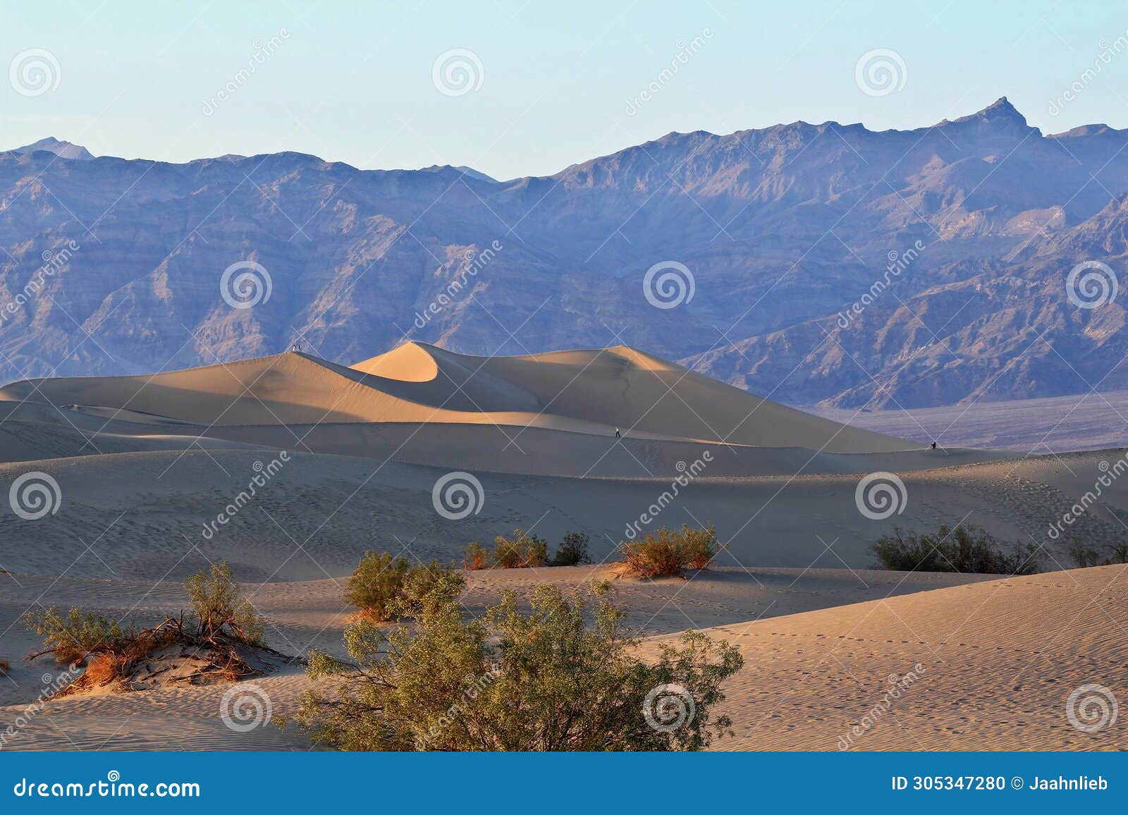 Mesquite Flat Sand Dunes at Sunset, Valley National Park, California ...