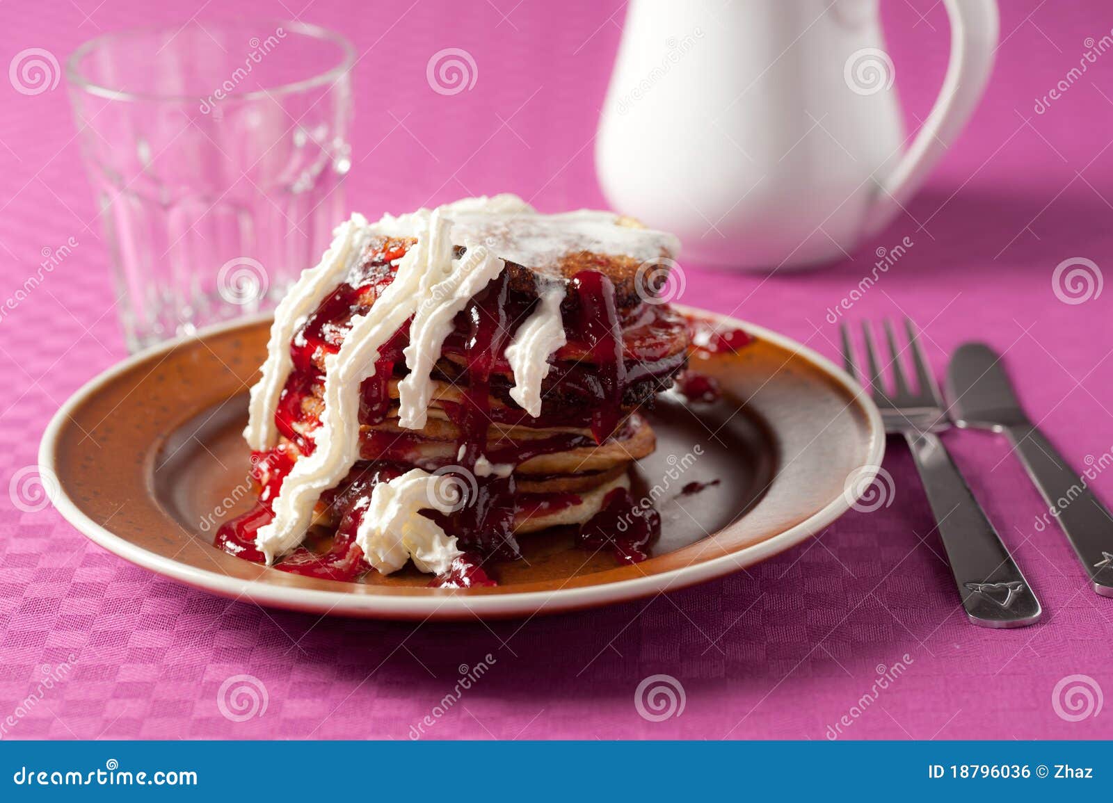 Mess of pancakes stock photo. Image of dirty, food, chips 18796036