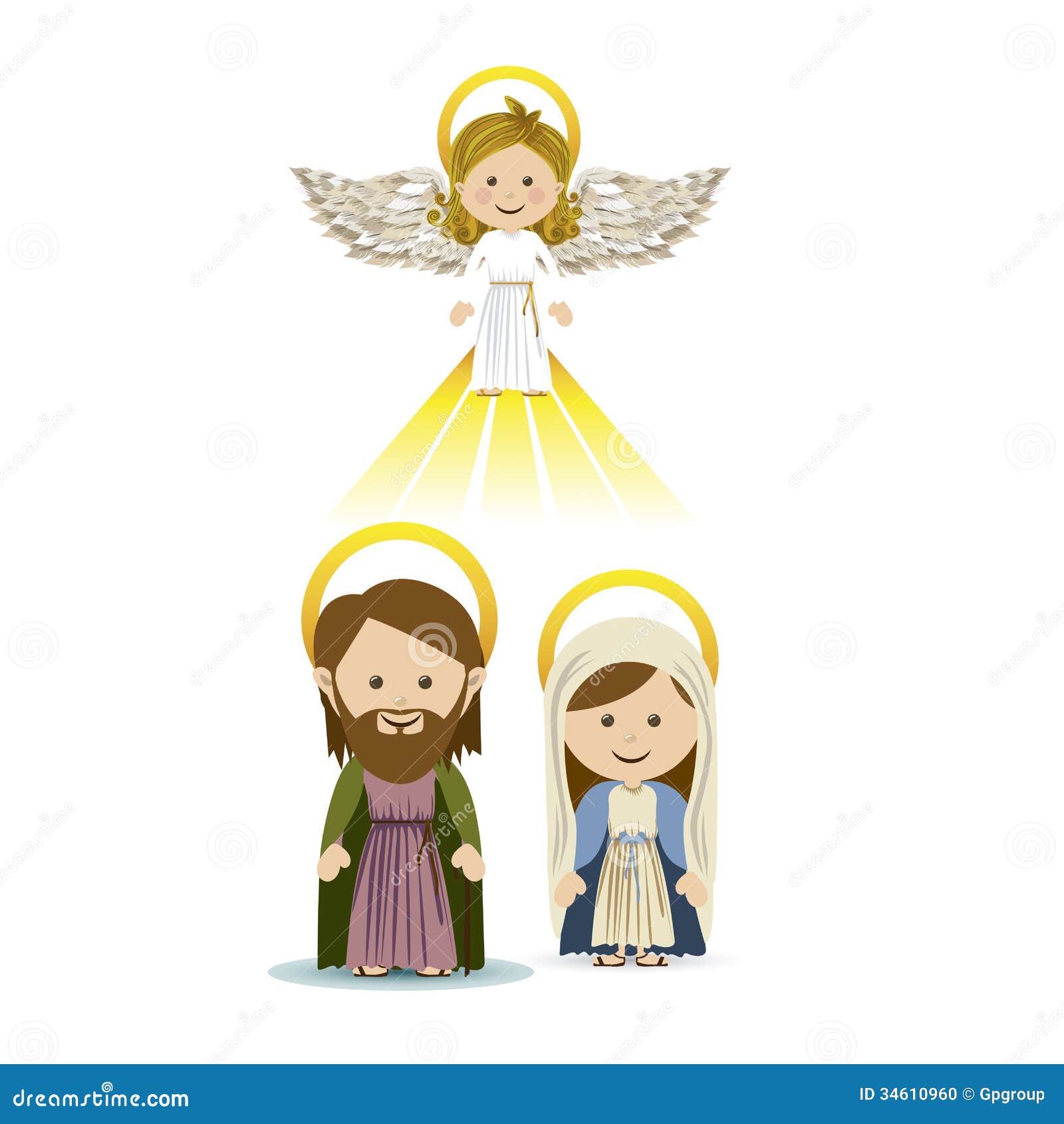 Messenger angel stock vector. Illustration of angel, brotherhood - 34610960