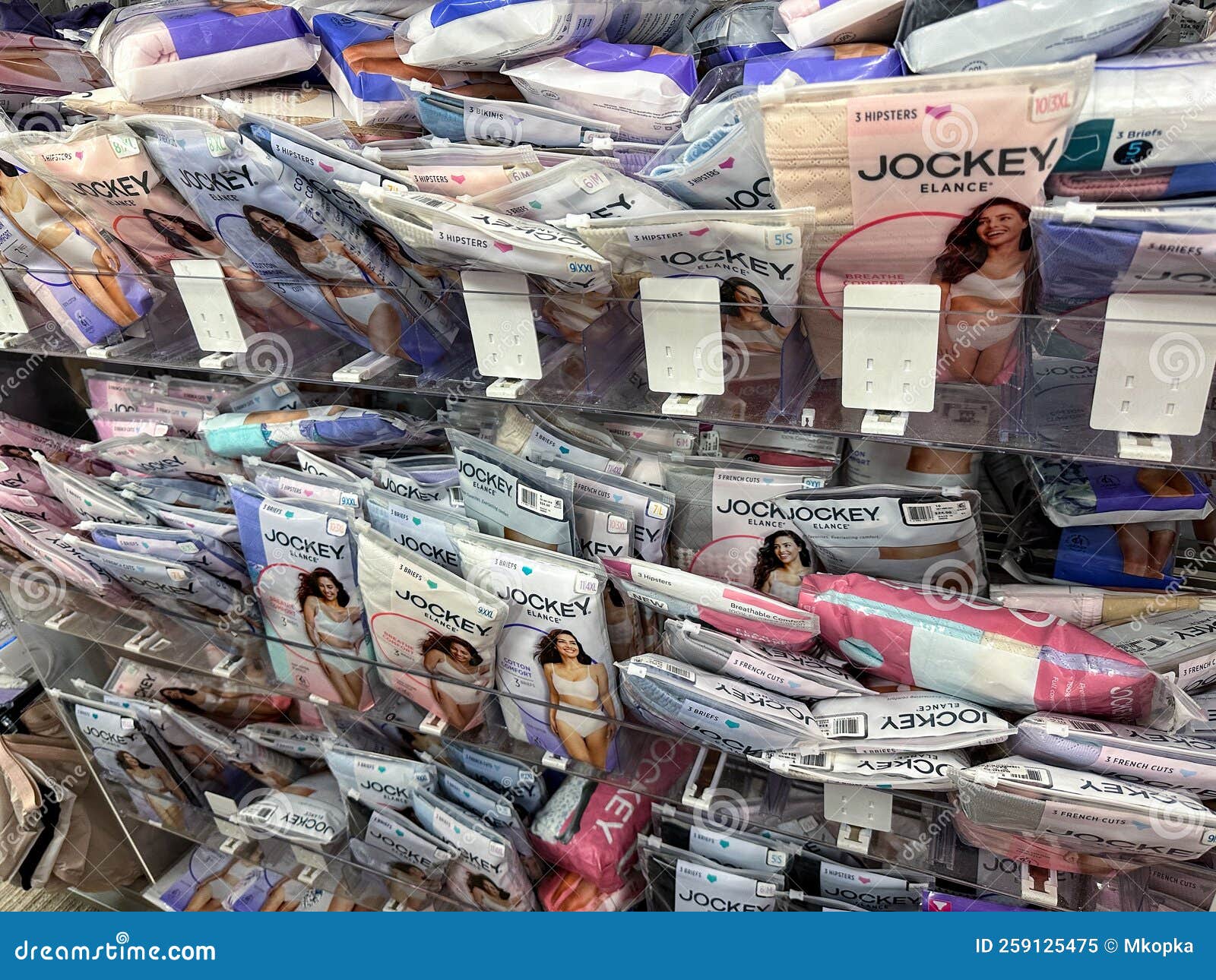 Messy Display of Jockey Brand Underwear and Briefs for Women, at a Kohls  Department Editorial Image - Image of panties, underwear: 259125475