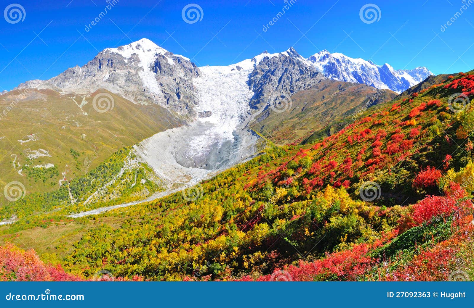 Mestia-Ushguli Trek, Svaneti Georgia Stock Photos - Image ...